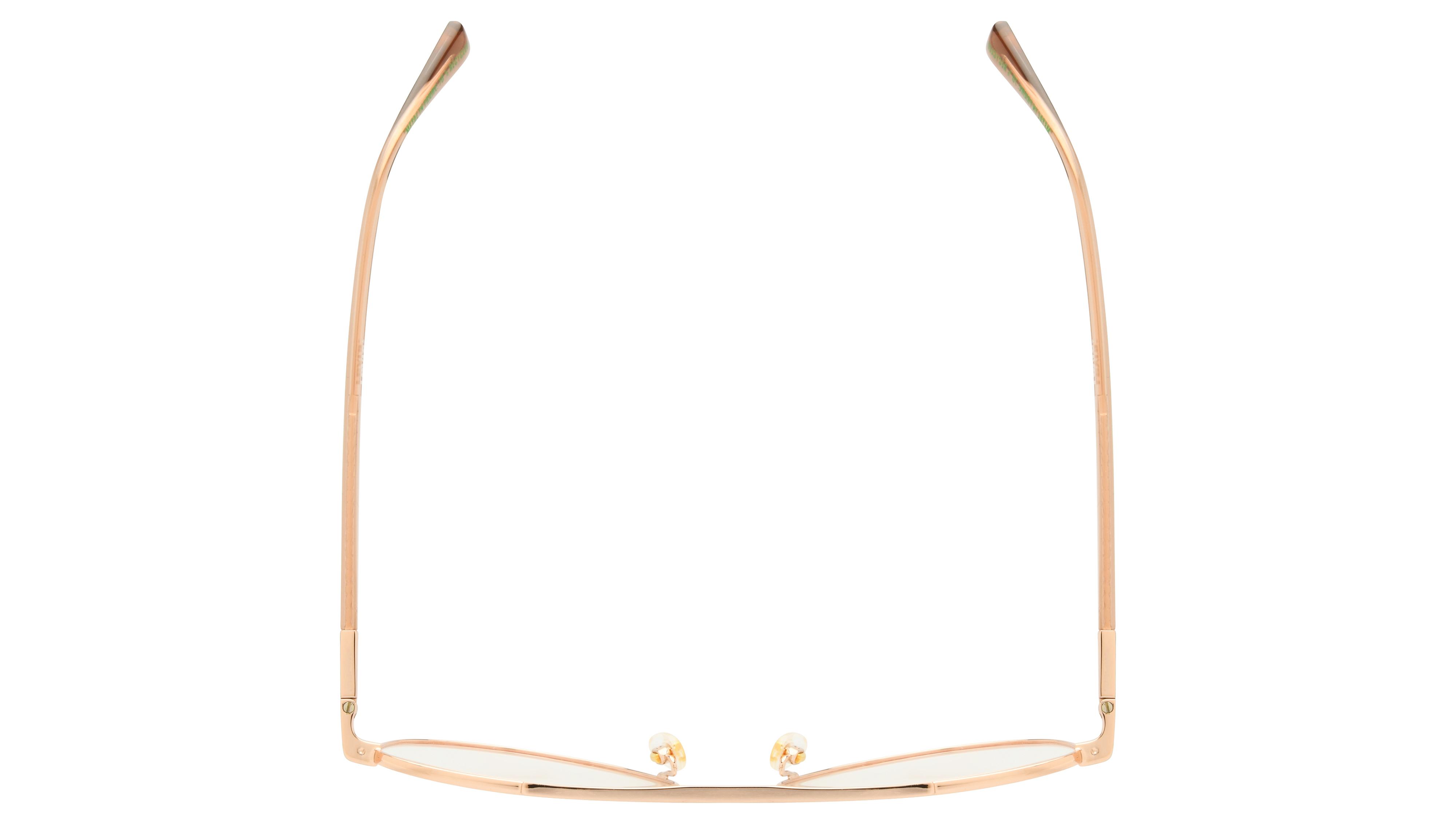 Lunettes de vue Levi's Femme Or Aviateur lv1099 Dessus