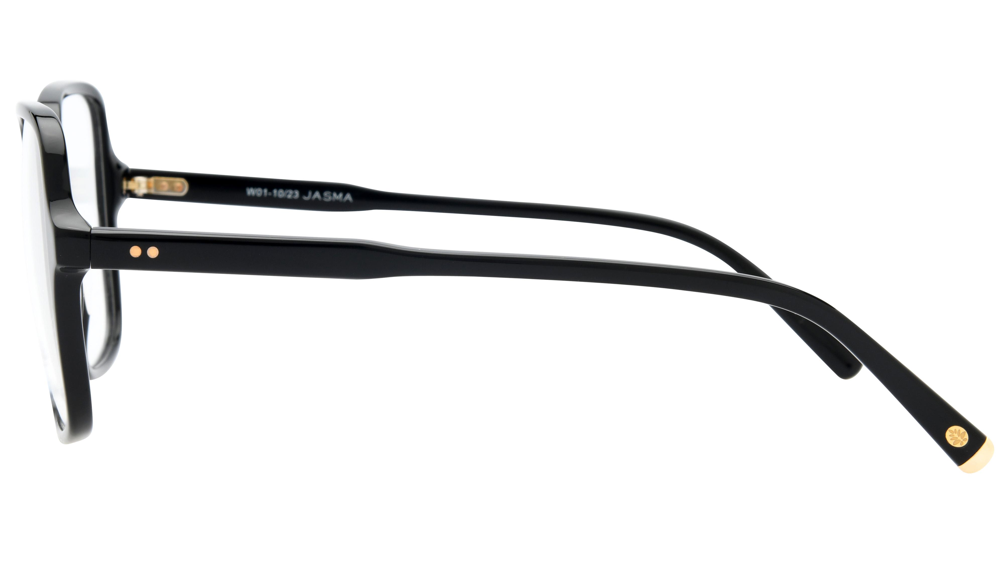 Lunettes de vue Jasma Femme Noir Carré Jas2404 Gauche