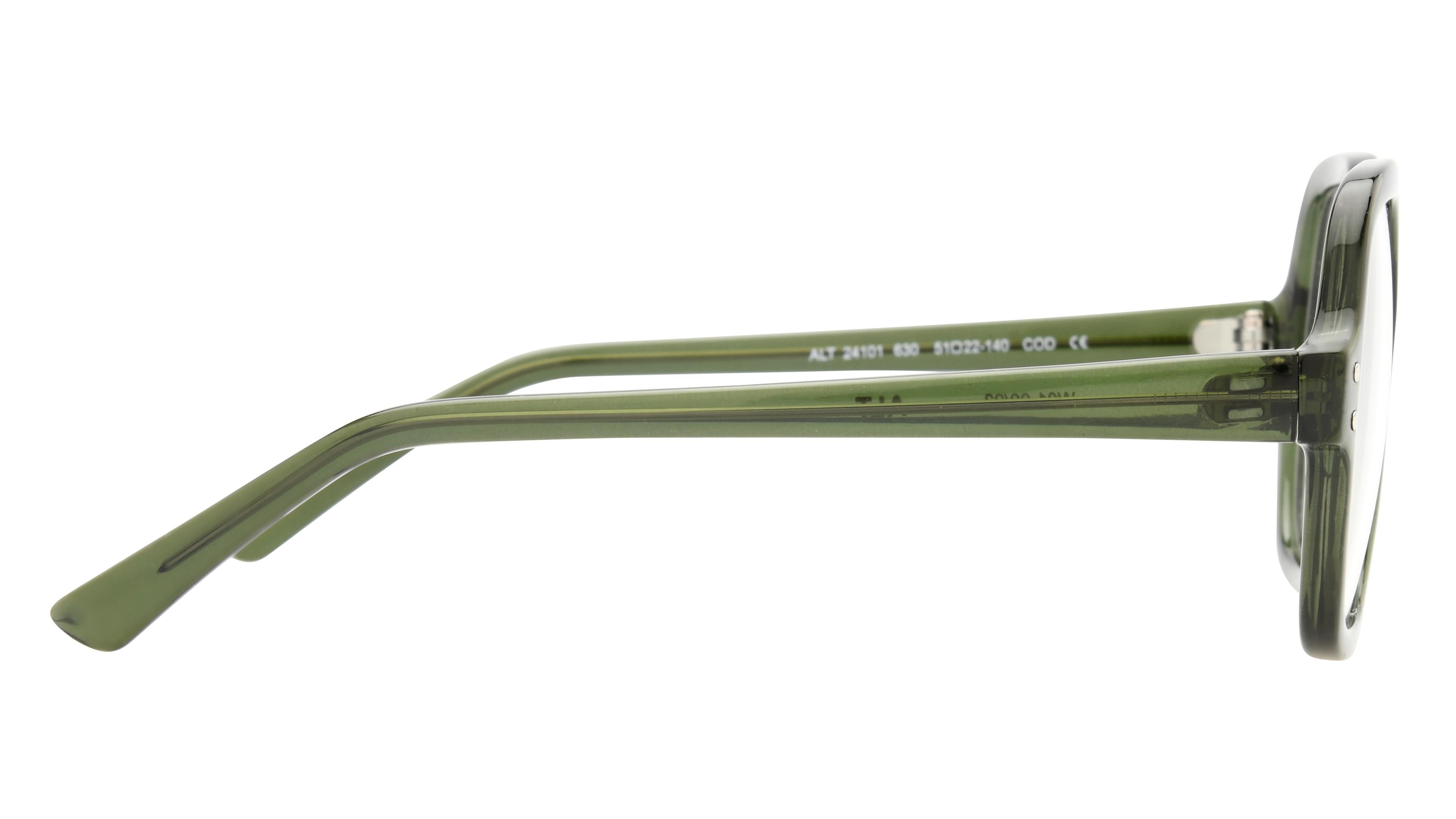 Lunettes De Vue Eye DC Modèle V 441 - Monture Carrée Verte Métal Neuve