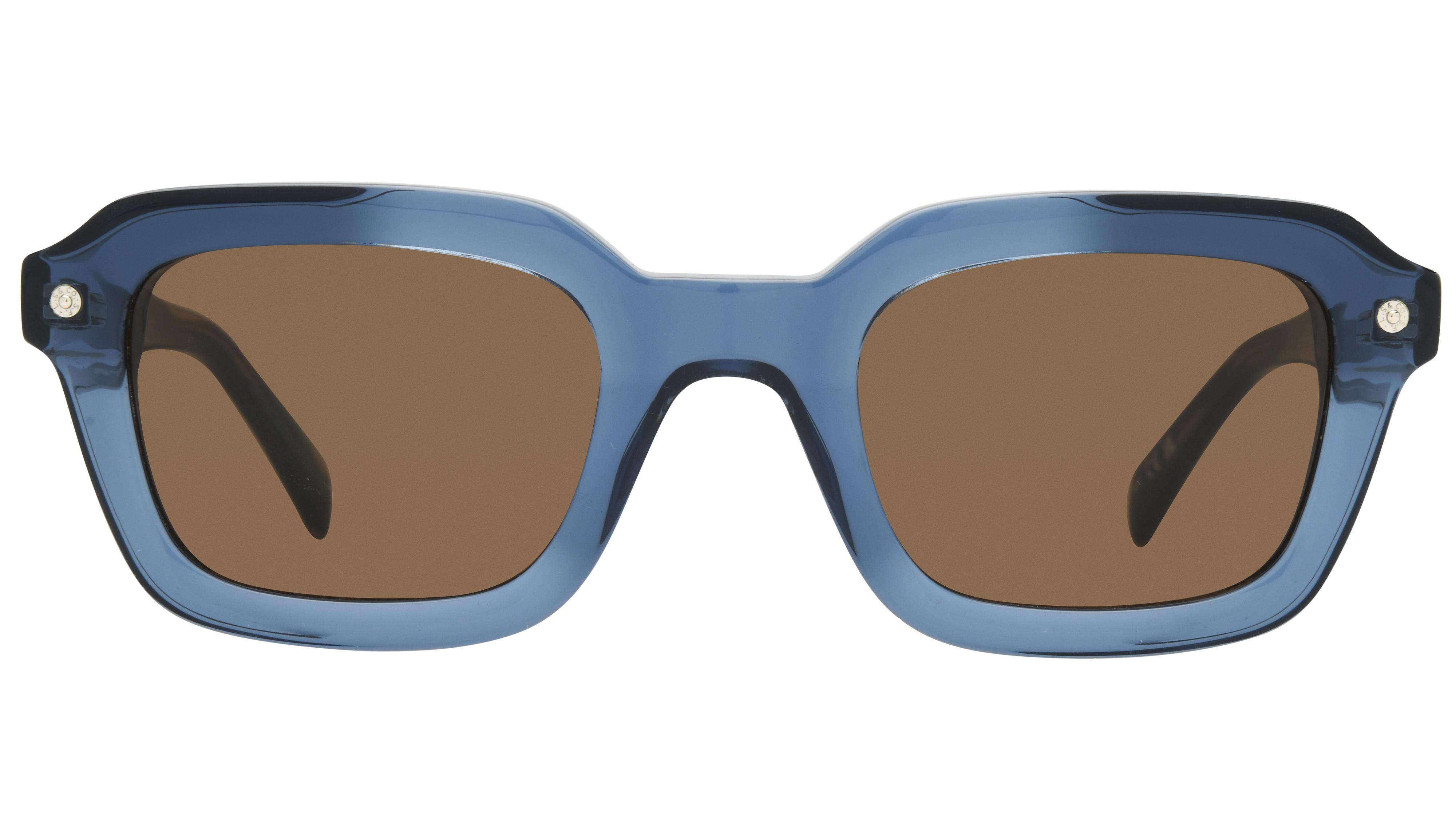 Lunettes de soleil Levi's Mixte Bleu Rectangle Lv5074/S Face