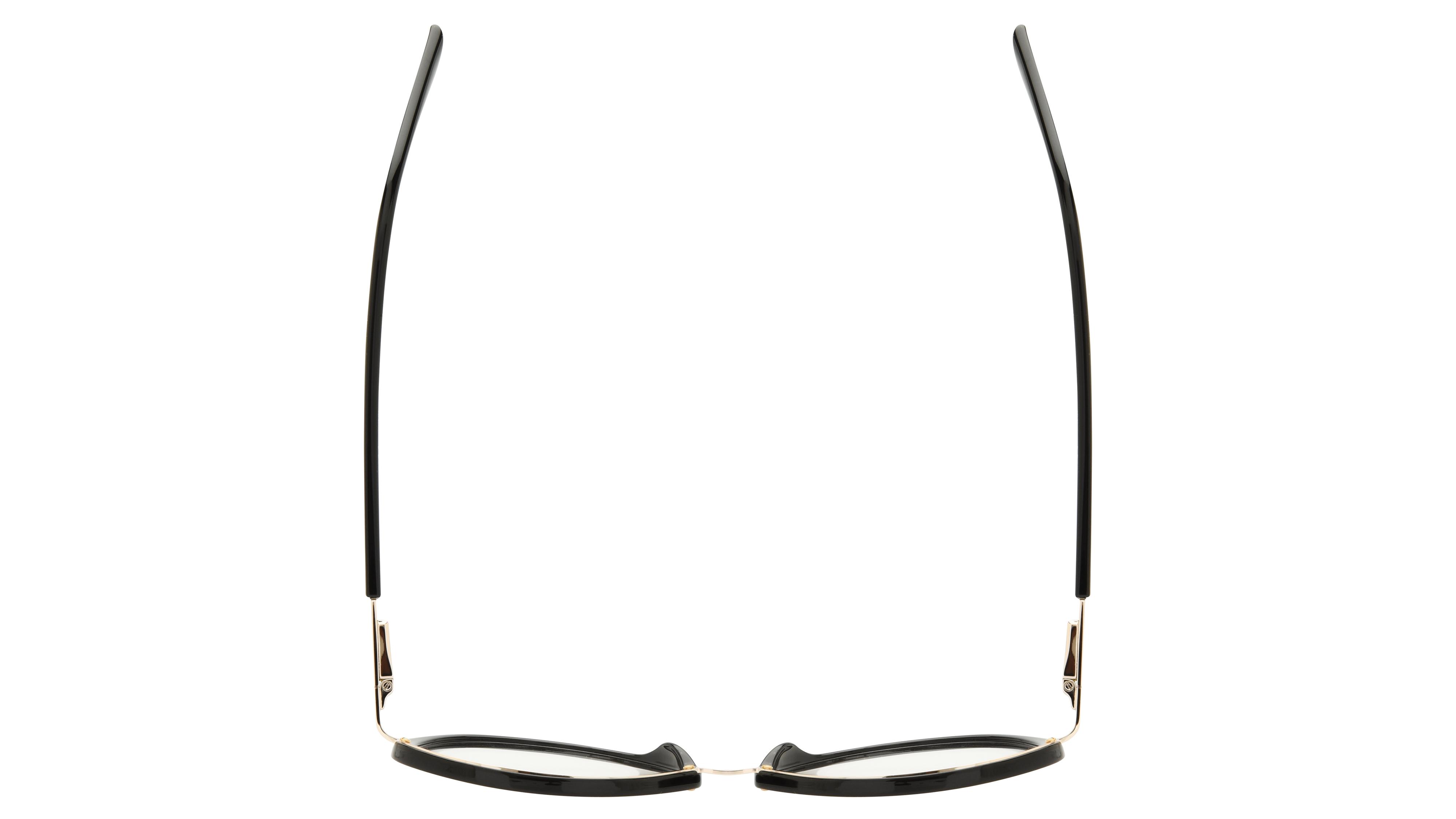 Lunettes de vue Guess Femme Noir Ronde Gu50387 Dessus