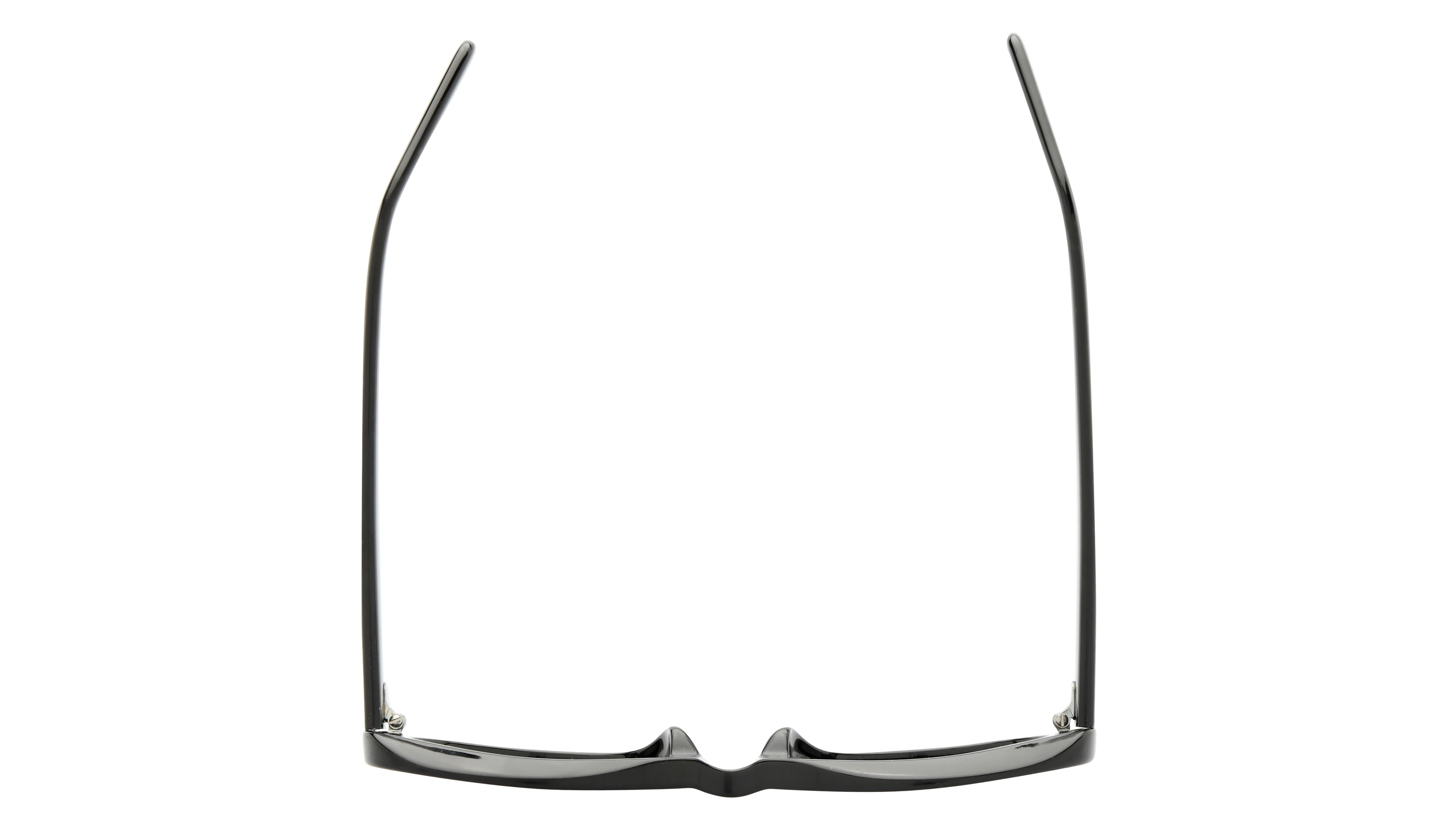 Lunettes de soleil Alternance Femme Noir Ovale Alt24204 Dessus