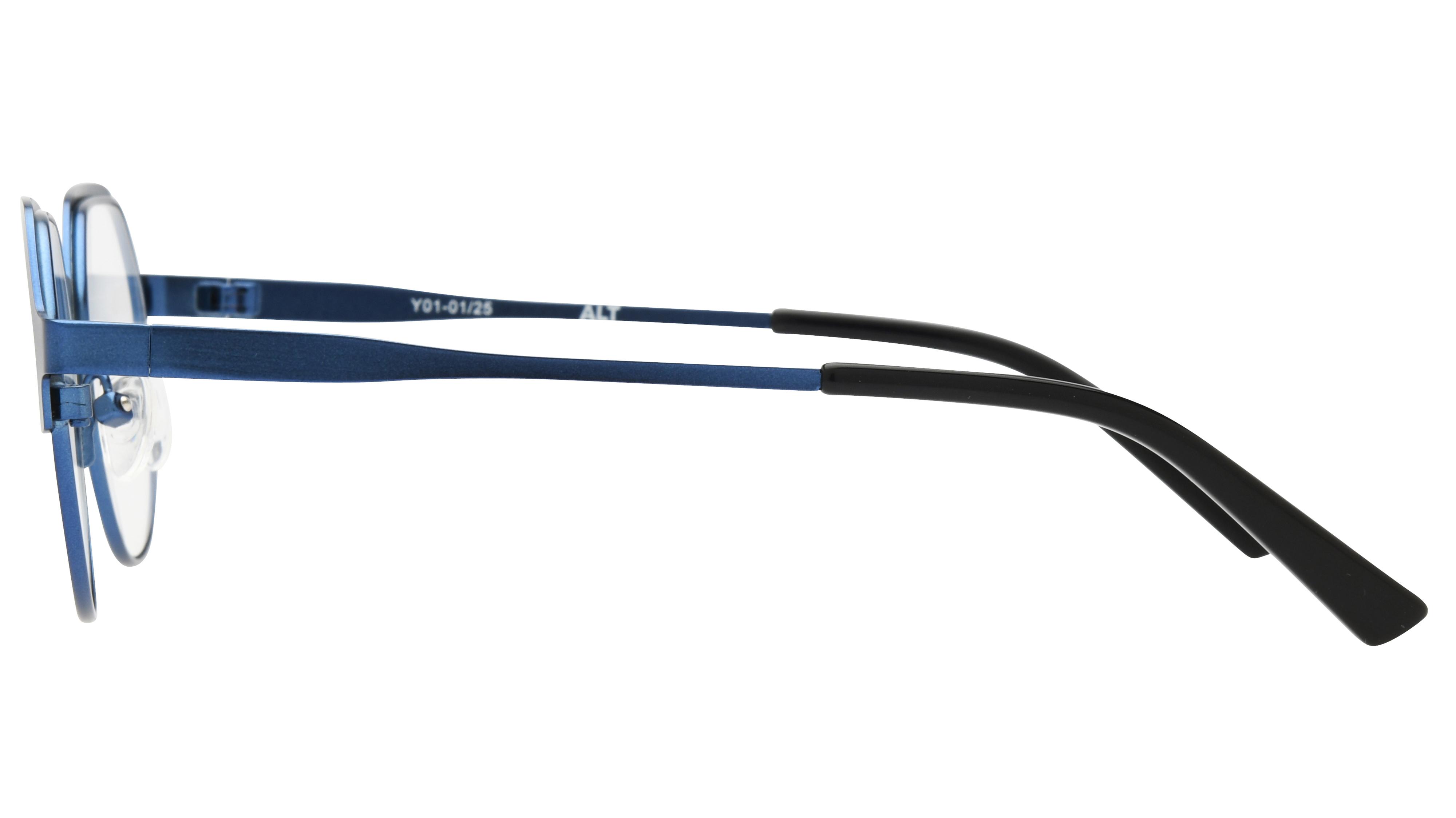 Lunettes de vue Alternance Enfant Bleu Ronde alt25118 Gauche