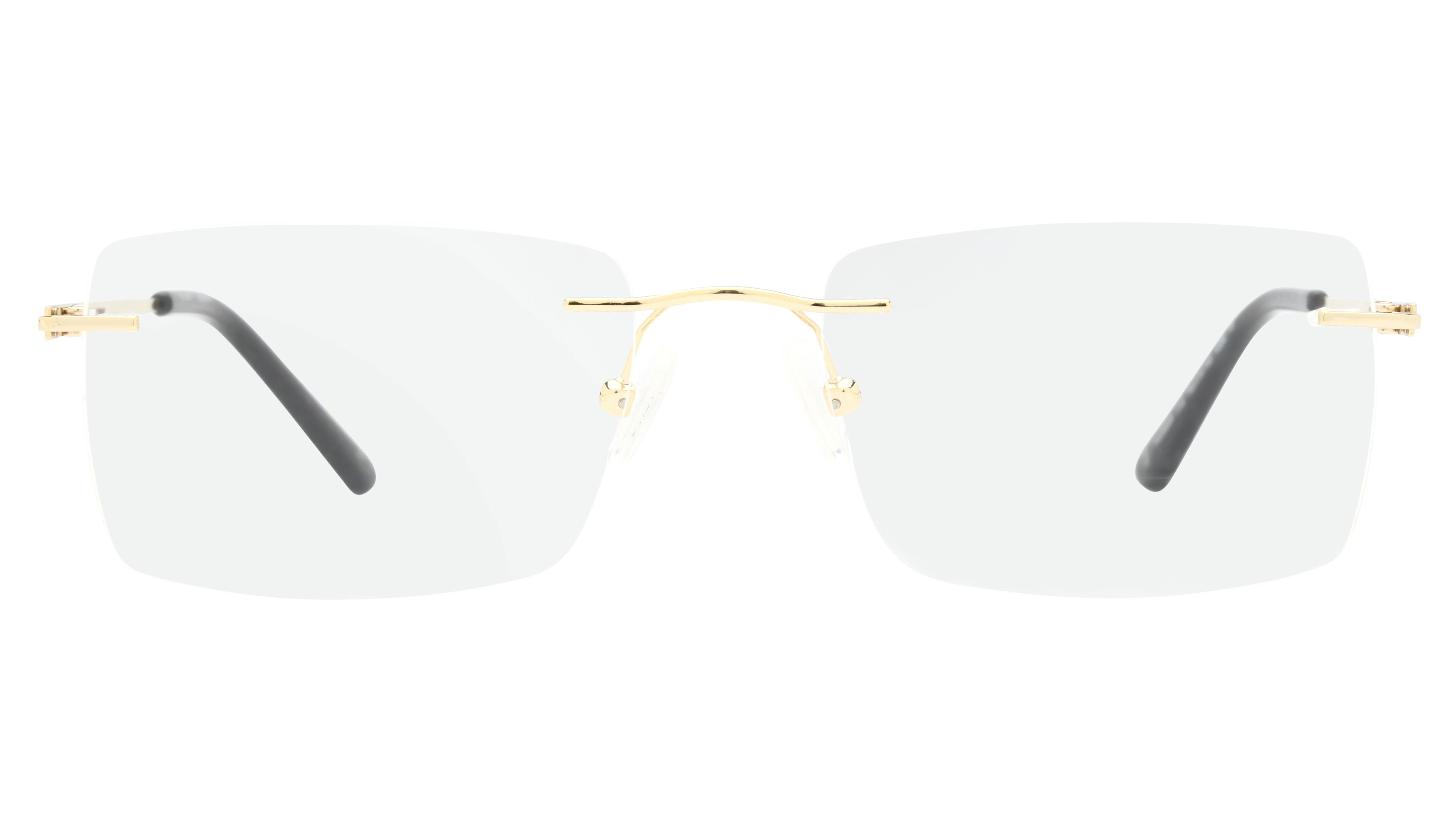 Lunettes de vue Vetyver Homme Or Rectangle ve2502h Face