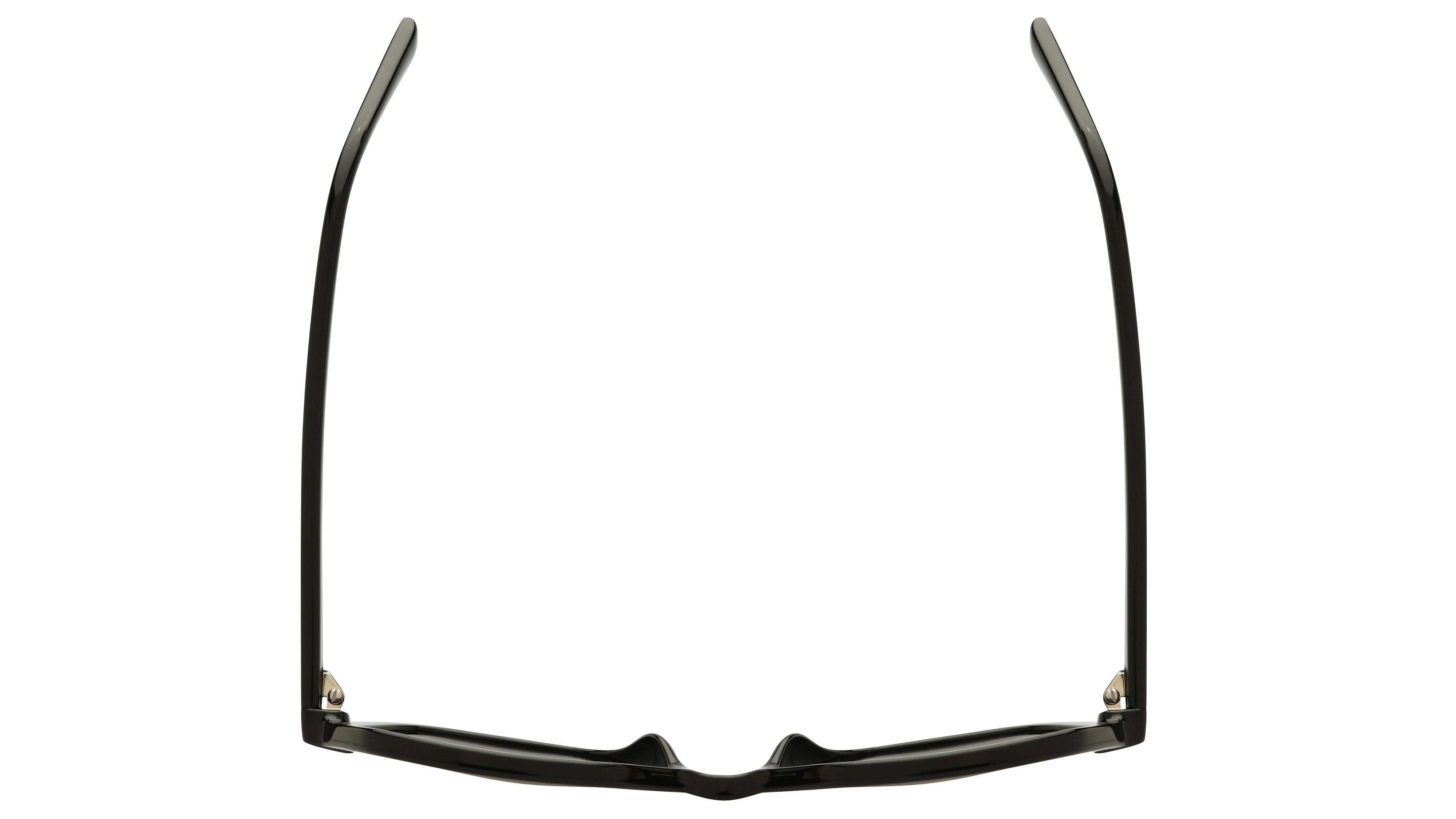 Lunettes de soleil Alternance Femme Noir Tonneau alt25202 Dessus