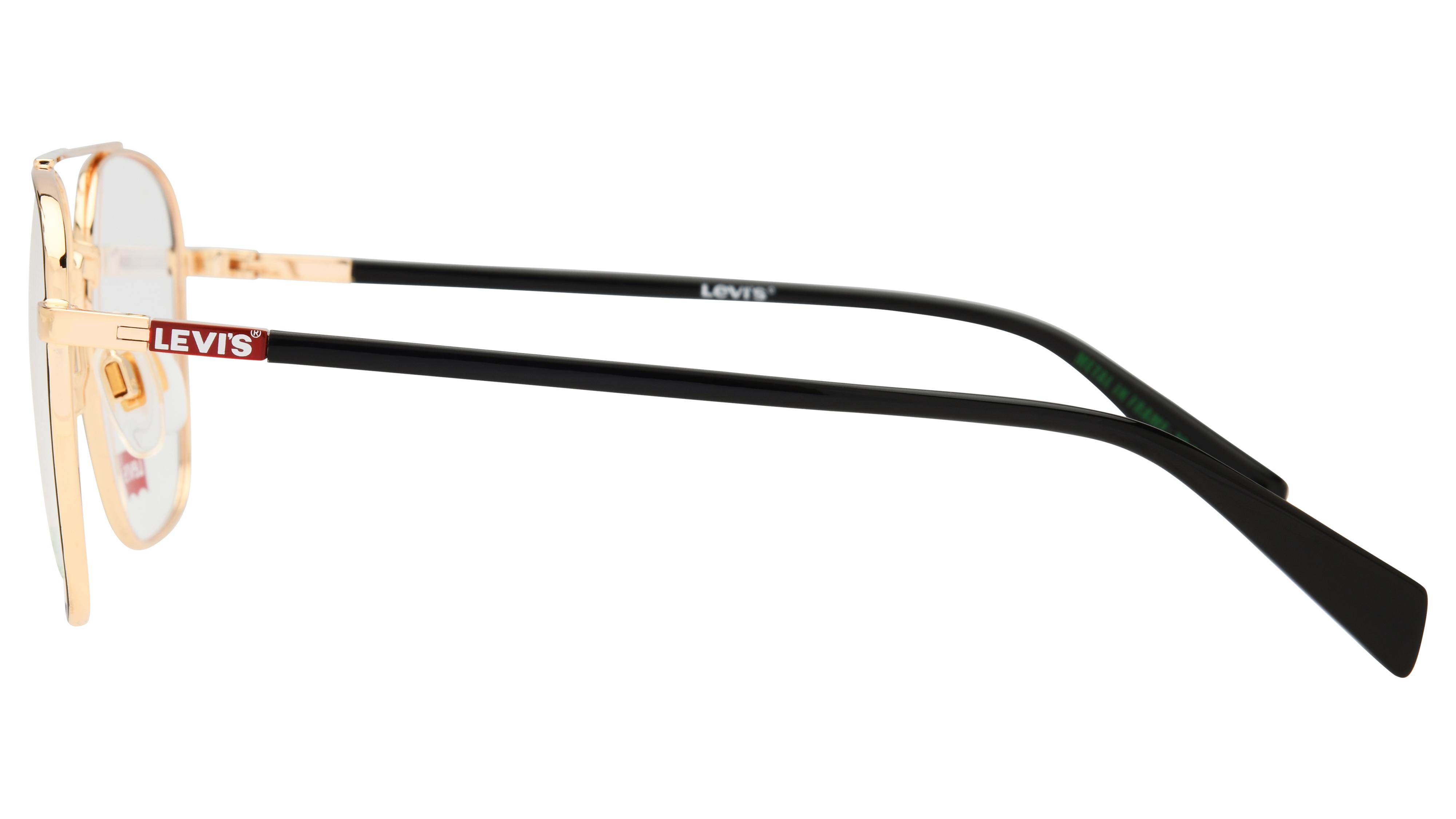 Lunettes de vue Levi's Femme Or Rectangle Lv Gauche