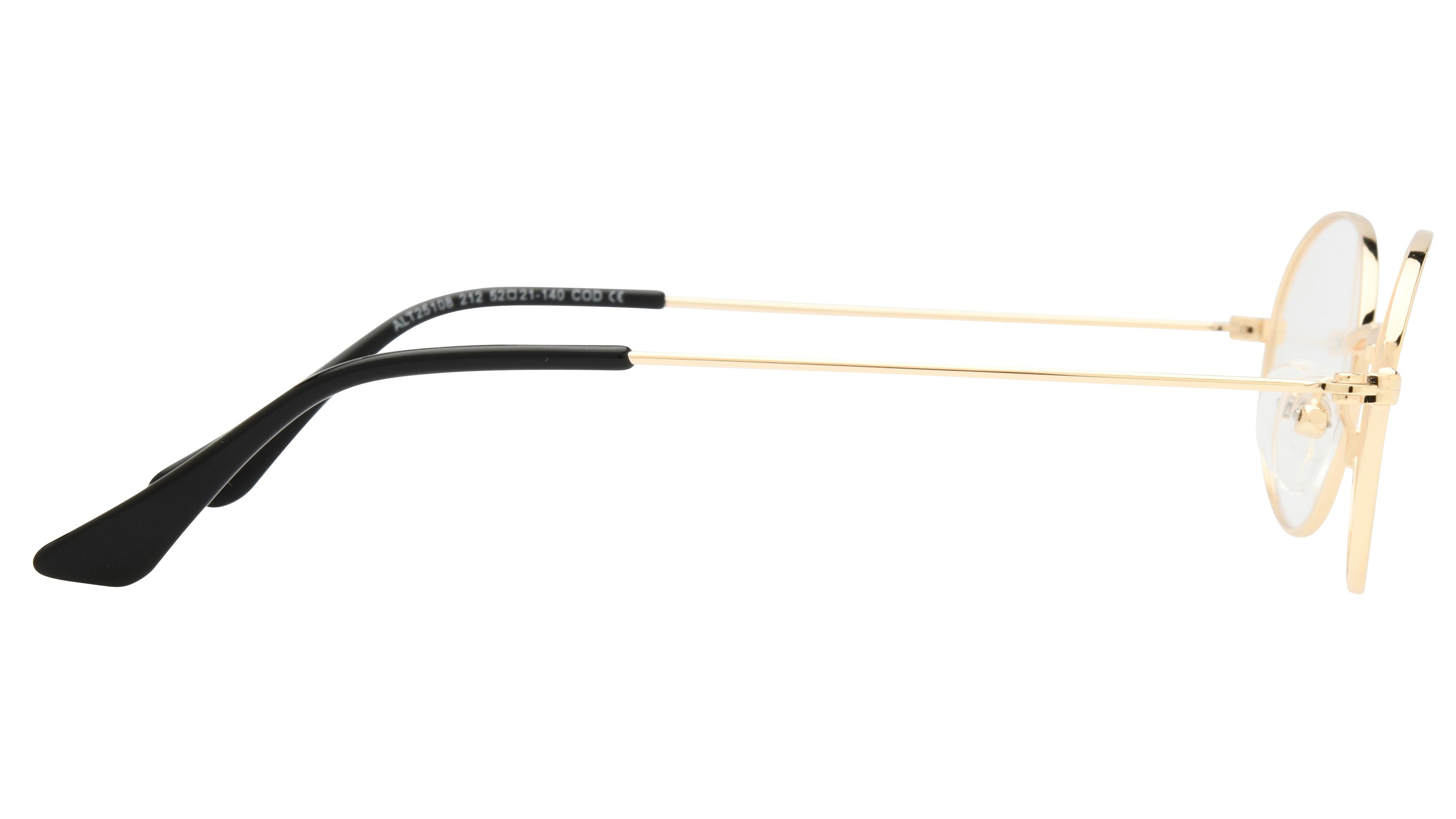 Lunettes de vue Alternance Femme Or Ovale alt25108 Droite