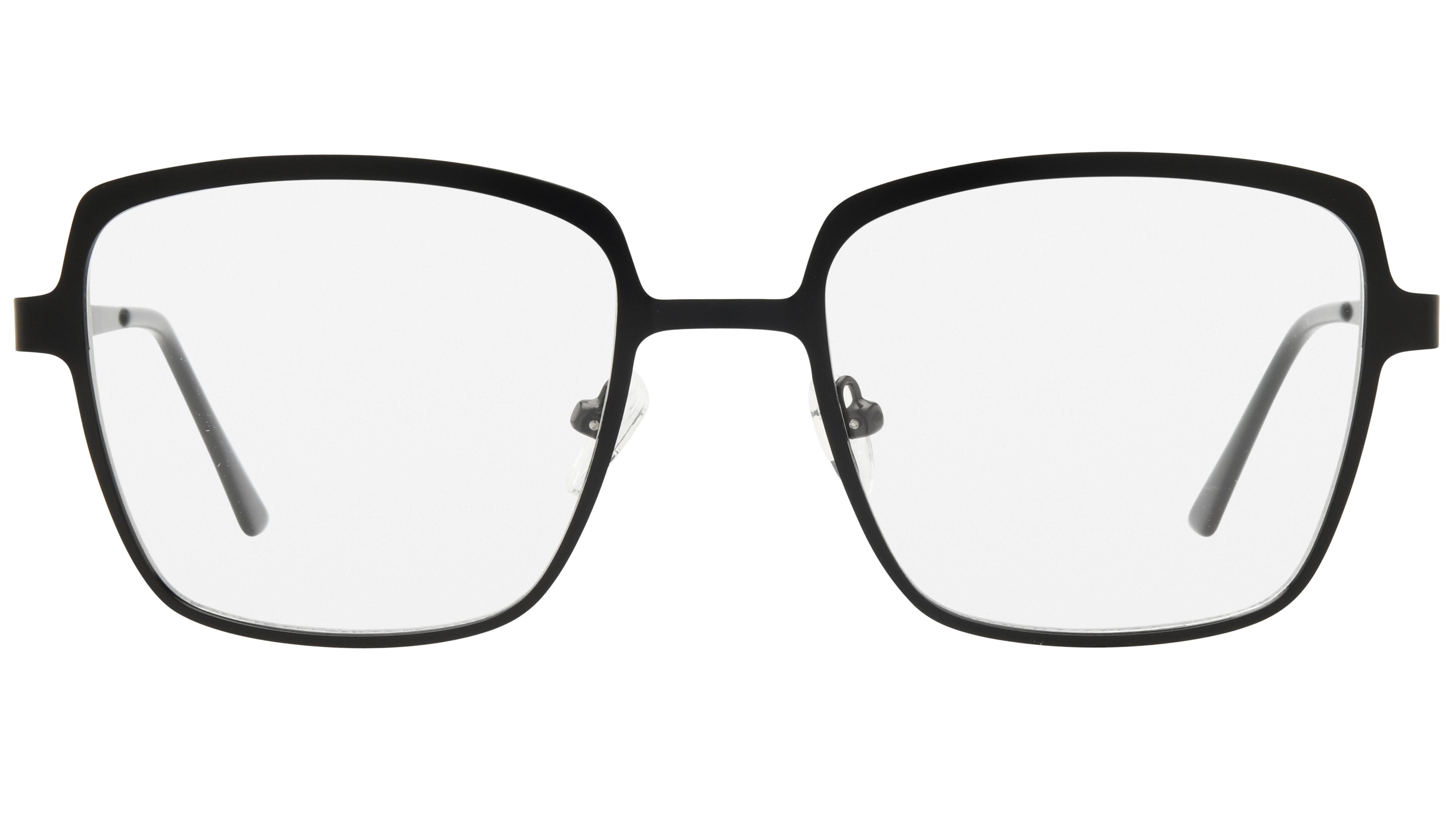 Lunettes de vue Alternance Femme Noir Carré alt25110 Face
