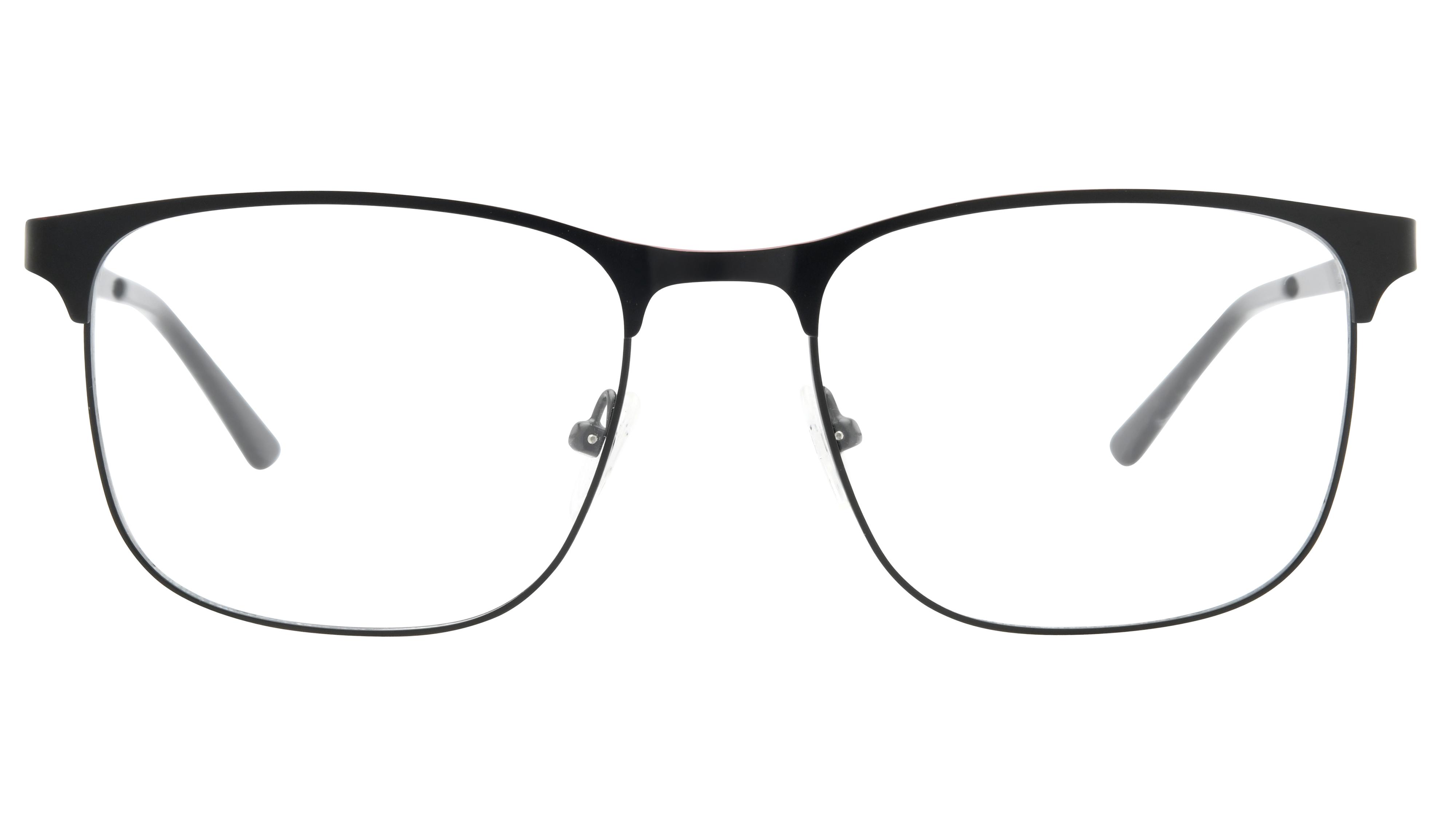 Lunettes de vue têtes à TETES Homme Gris Rectangle Tat2407 Face