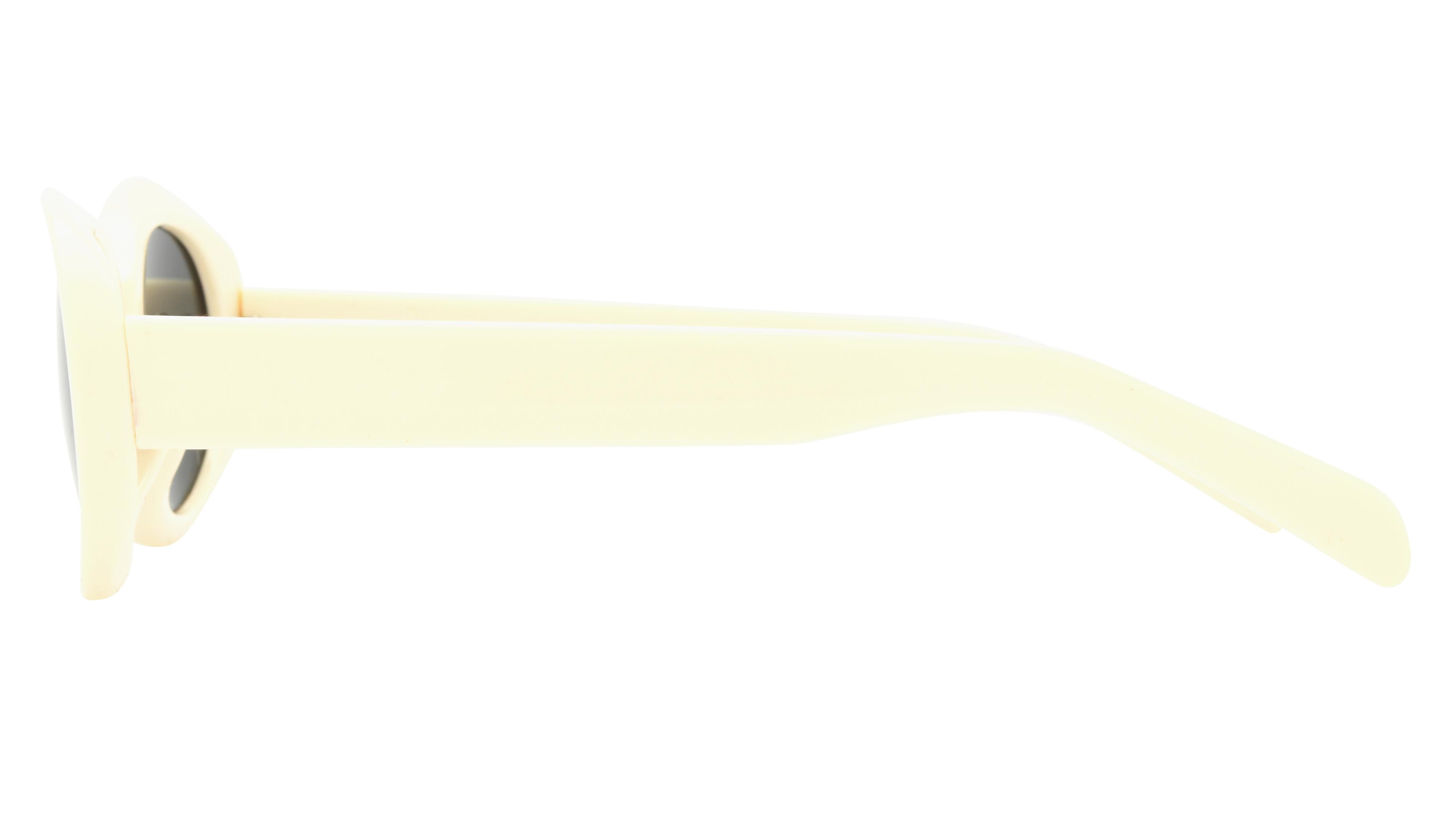 Lunettes de soleil Alternance Femme Transparent Ovale Alt24204 Gauche