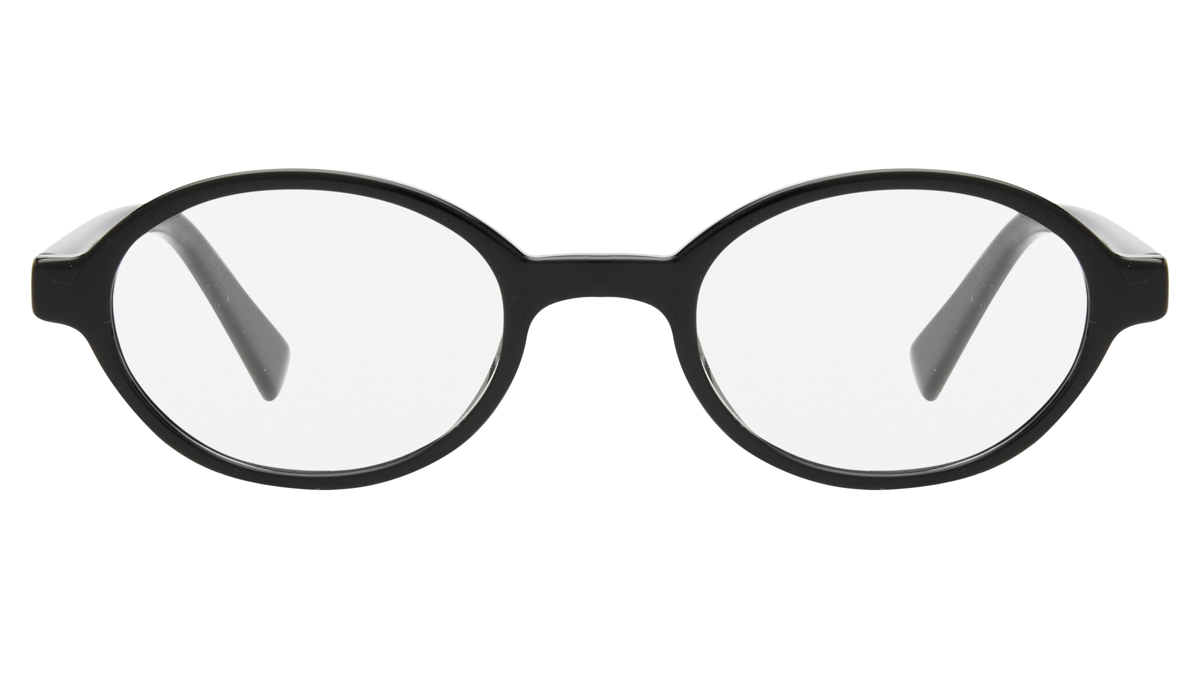Lunettes de vue Alternance Femme Noir Ovale alt25109 Face