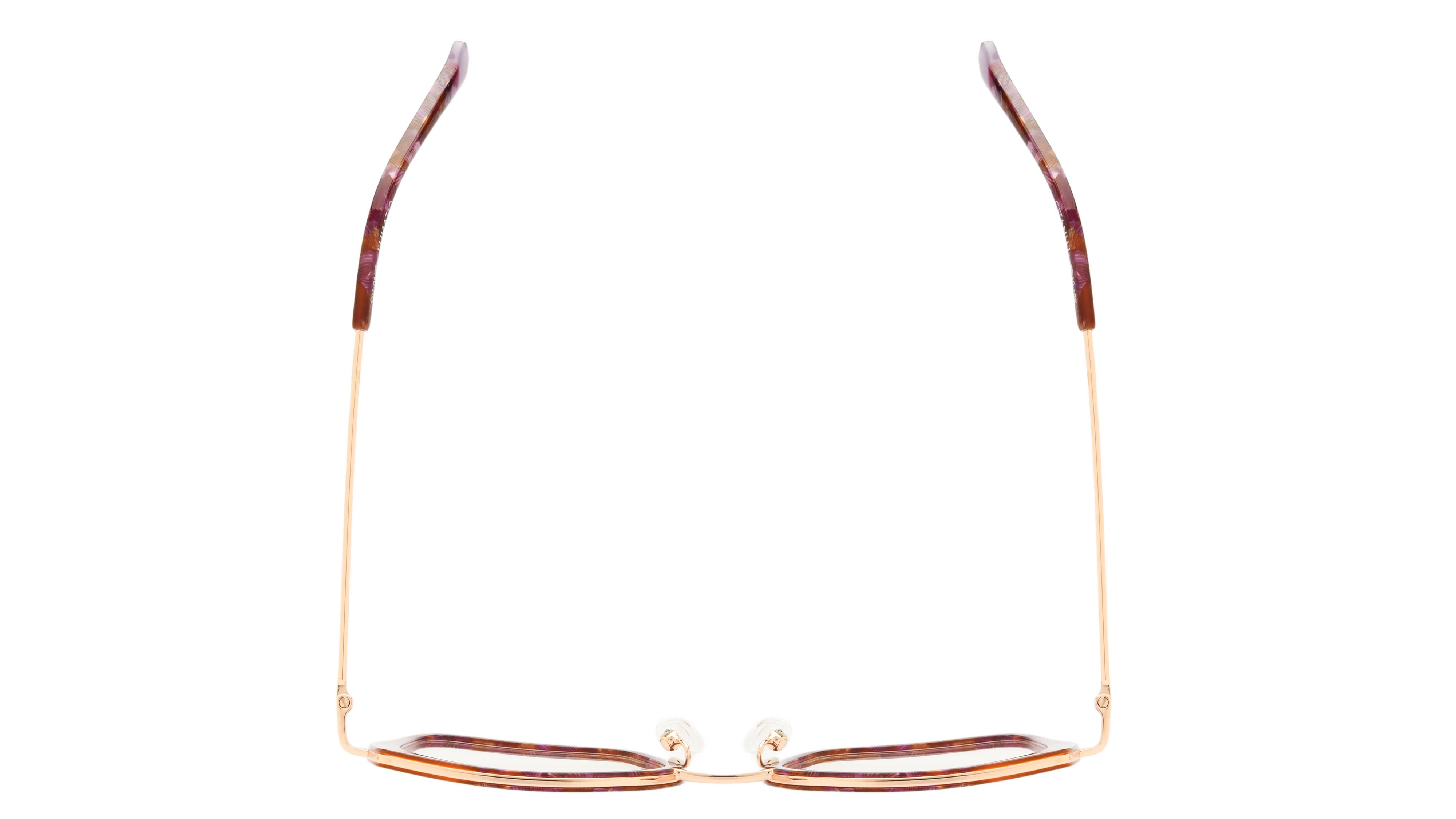 Lunettes de vue Lunatic Femme Ecaille Papillon Lun2505 Dessus