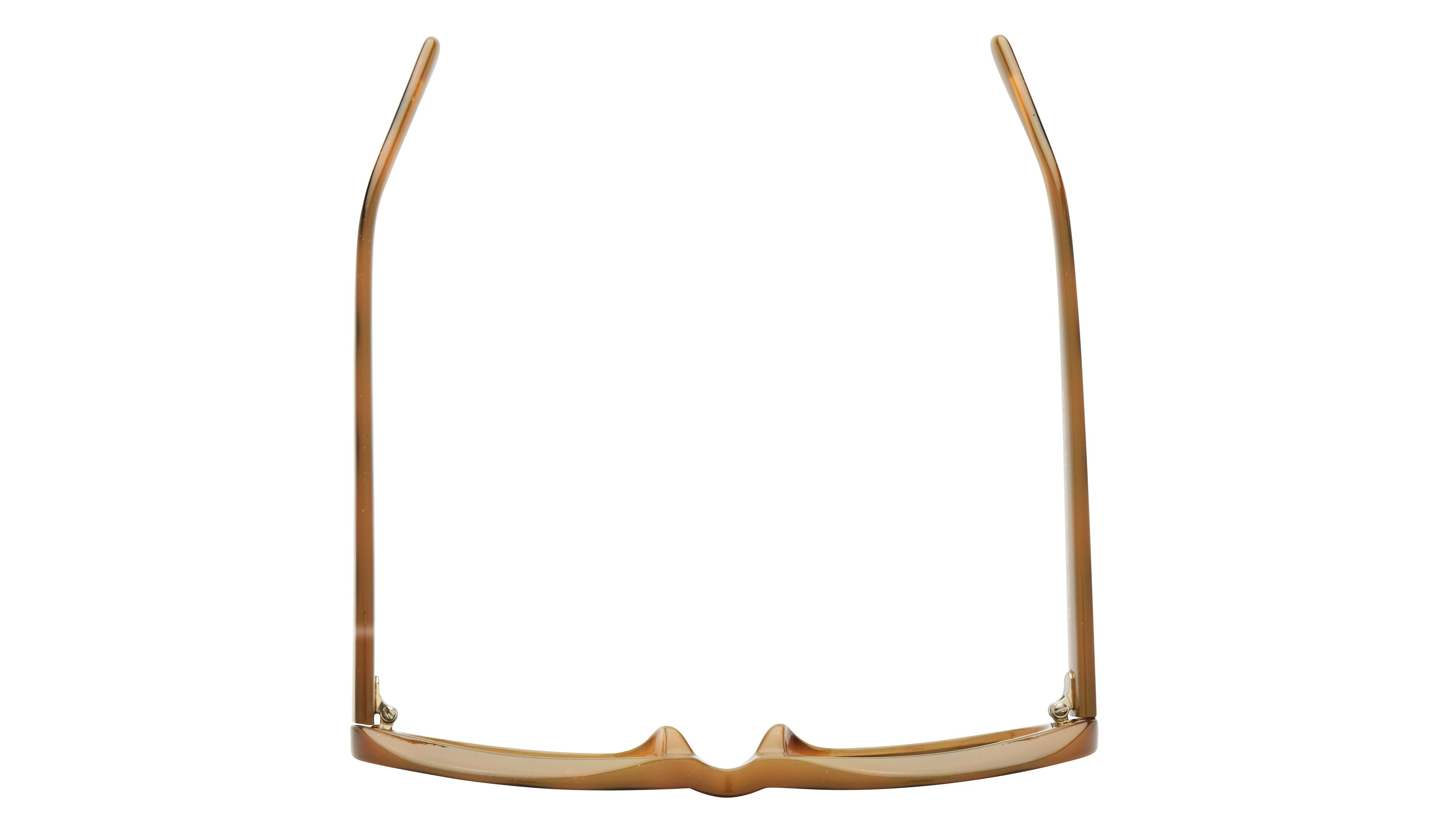 Lunettes de soleil Alternance Femme Marron Ovale alt24204 Dessus