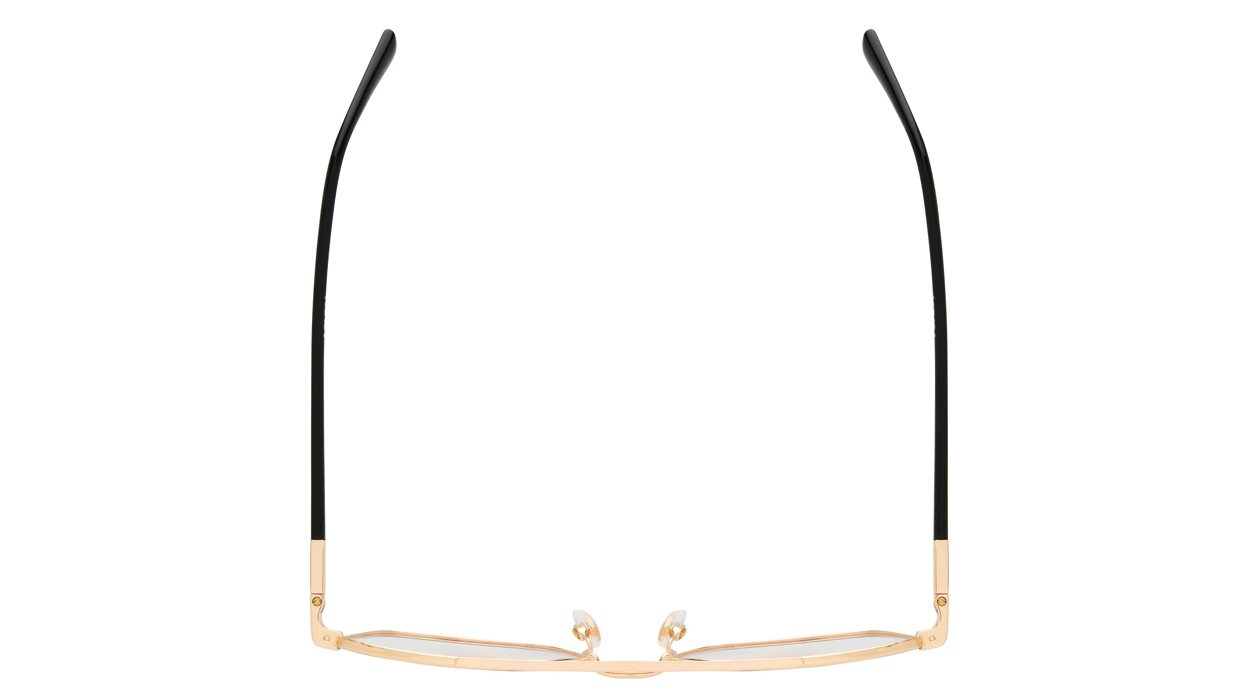 Lunettes de vue Levi's Femme Or Rectangle Lv Dessus