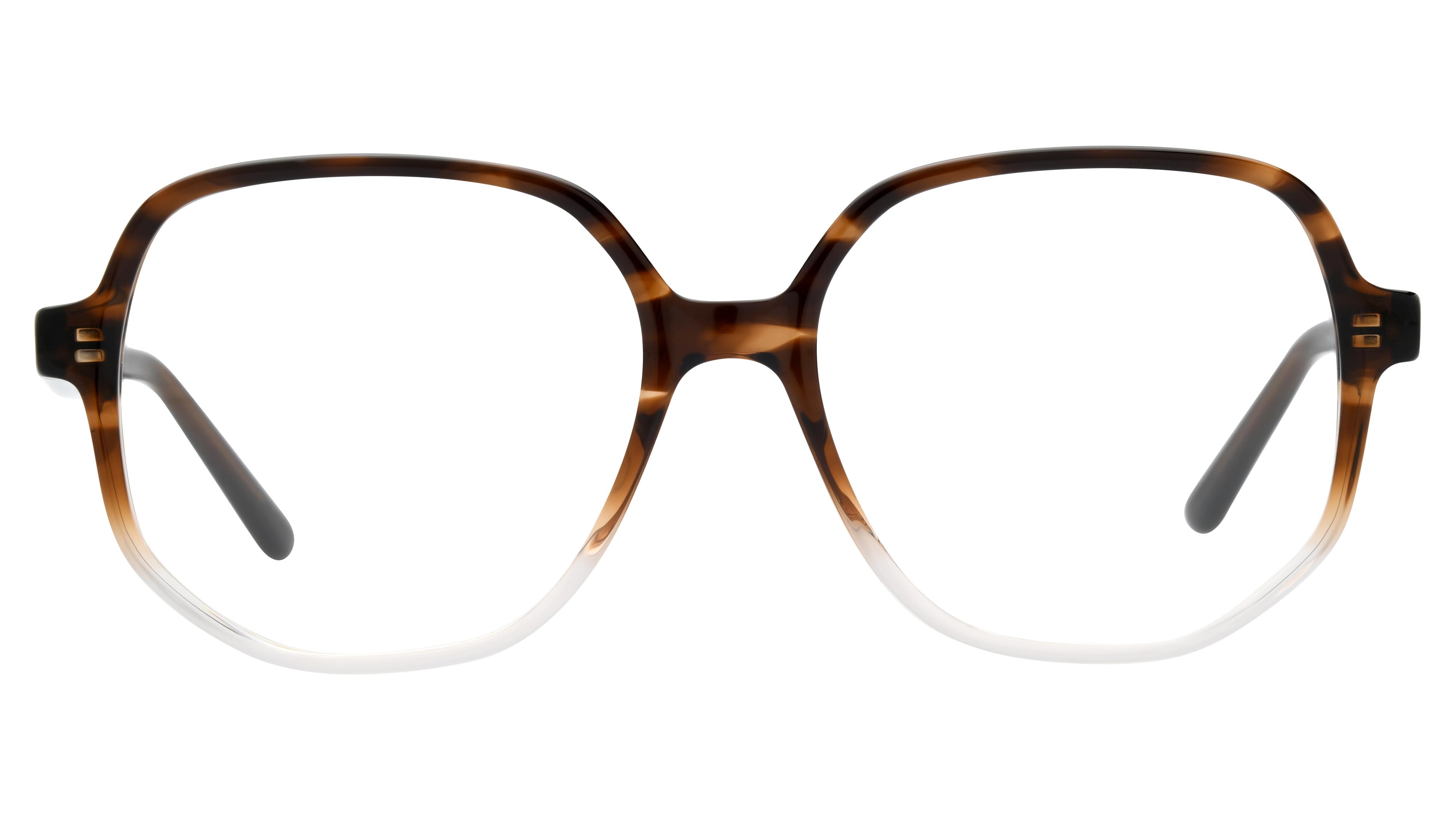 Lunettes de vue La Paresseuse Femme Marron Carré Par2604 Face