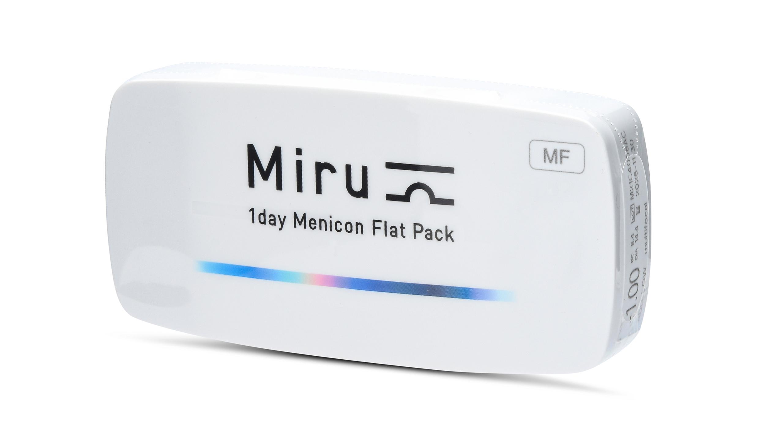 Lentilles de contact Miru 1 Day Flat Pack Multifocal Low Boîte de 30