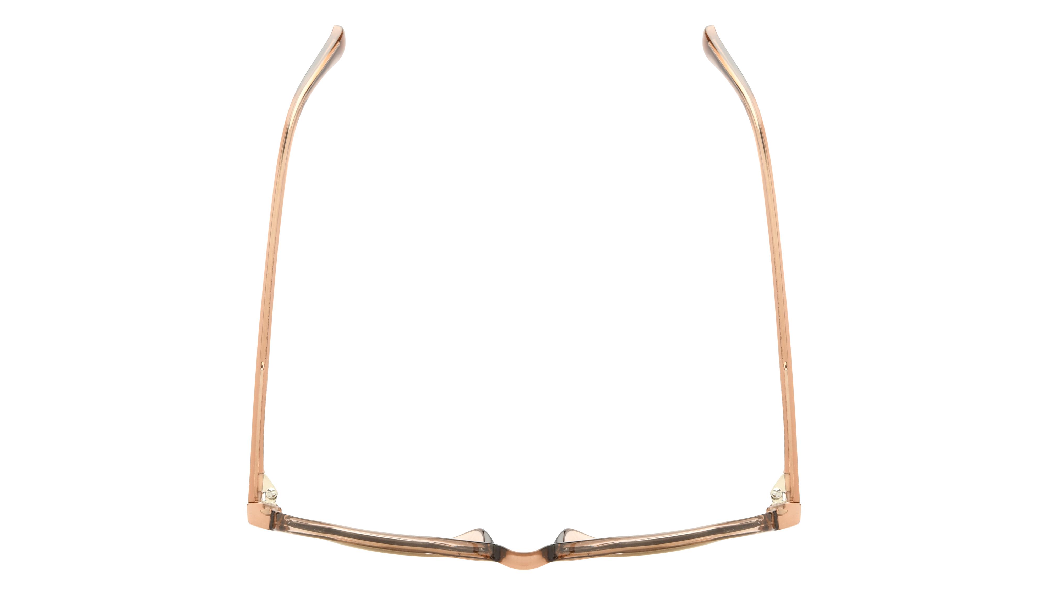 Lunettes de soleil Alternance Femme Marron Carré Alt24205 Dessus