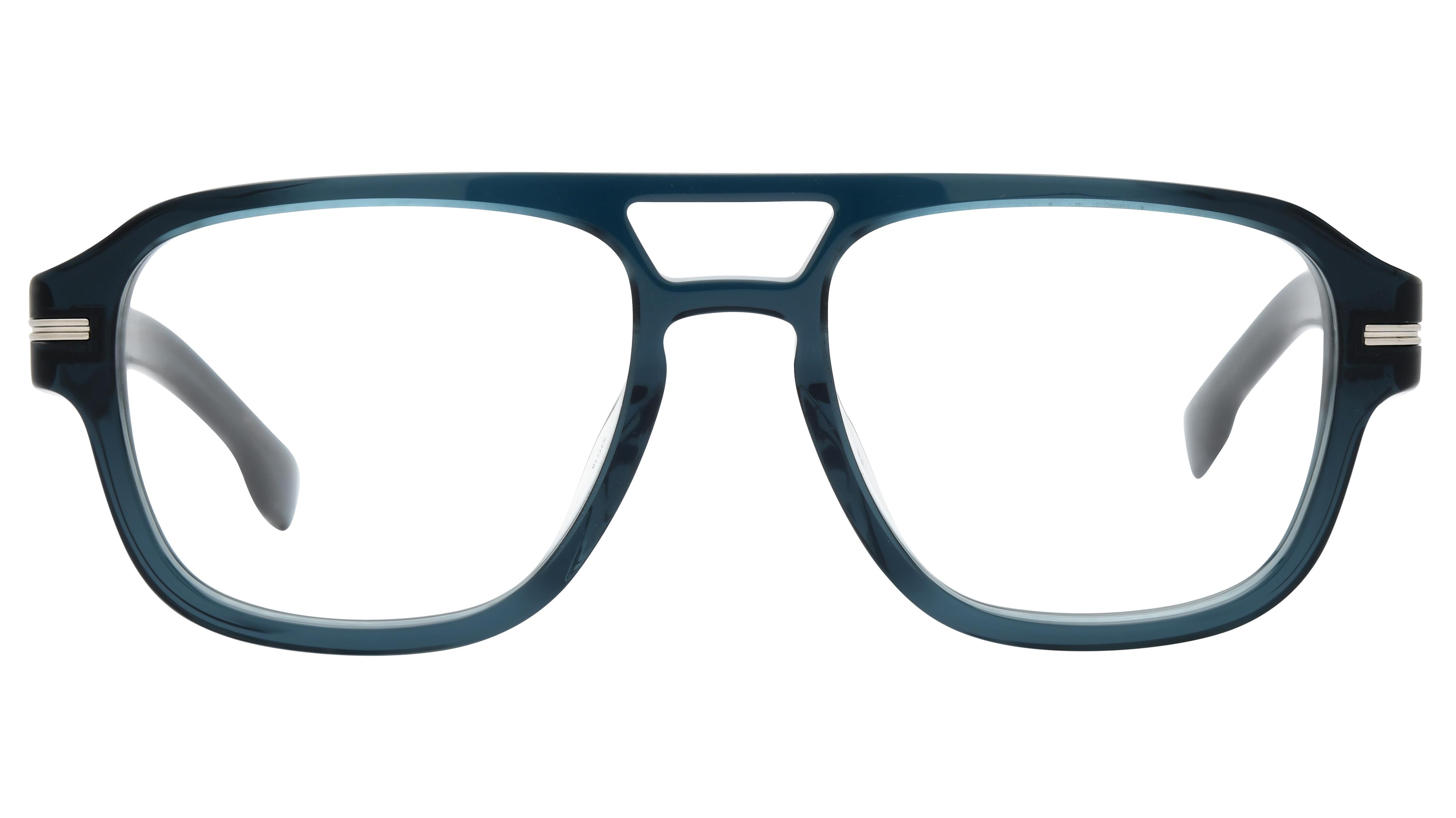 Lunettes de vue Boss Homme Bleu Aviateur boss1854/g Face