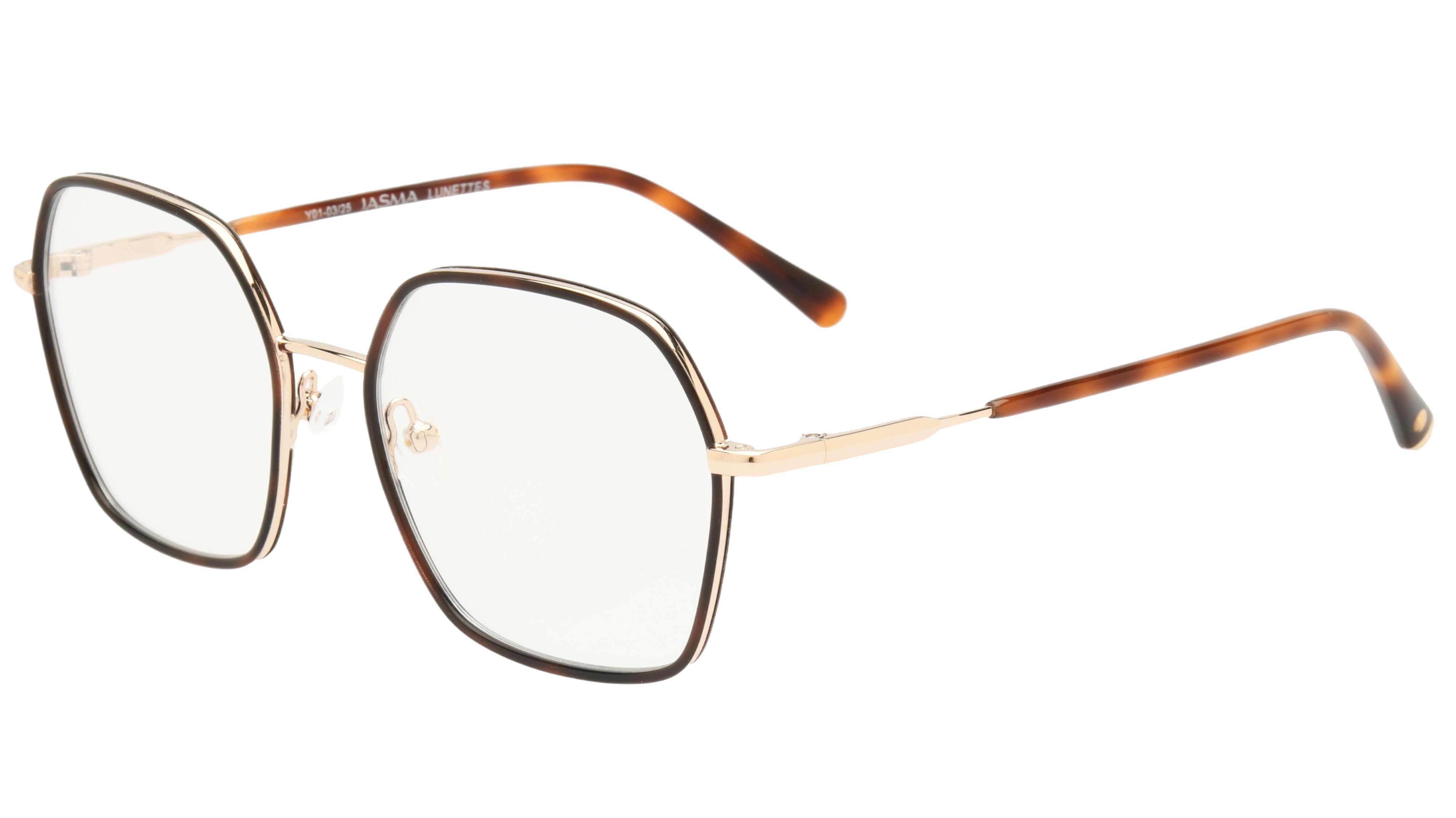 Lunettes de vue Jasma Femme Ecaille Carré Jas2305 Trois-Quart