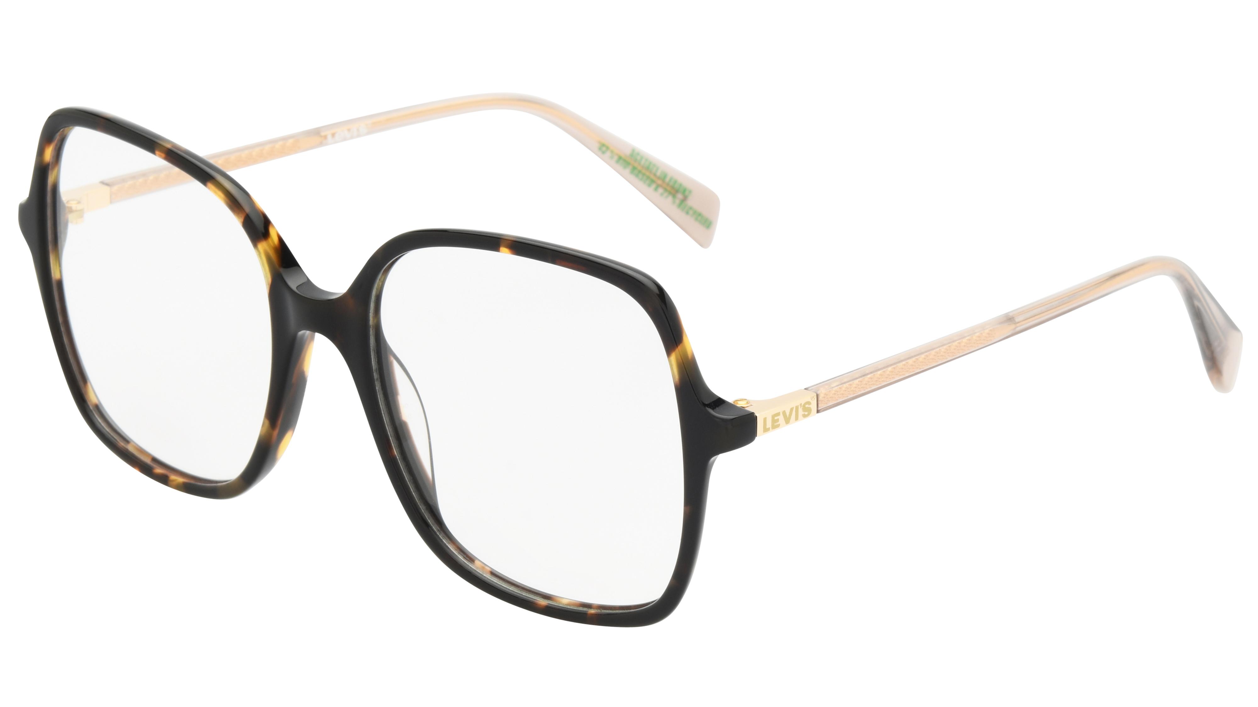 Lunettes de vue Levi's Femme Ecaille Carré lv1107 Trois-Quart