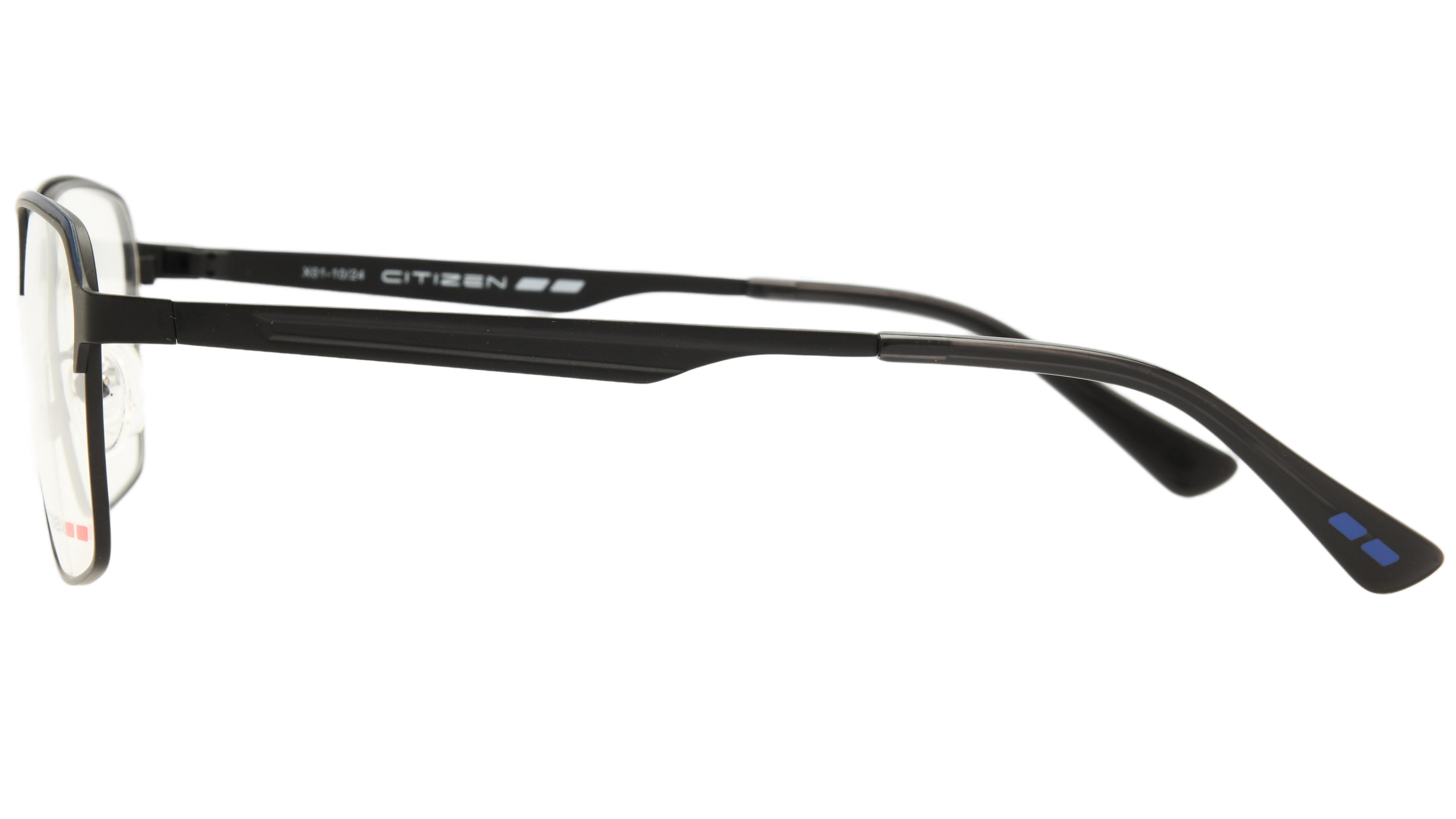 Lunettes de vue Citizen Homme Noir Rectangle ctz2504 Gauche