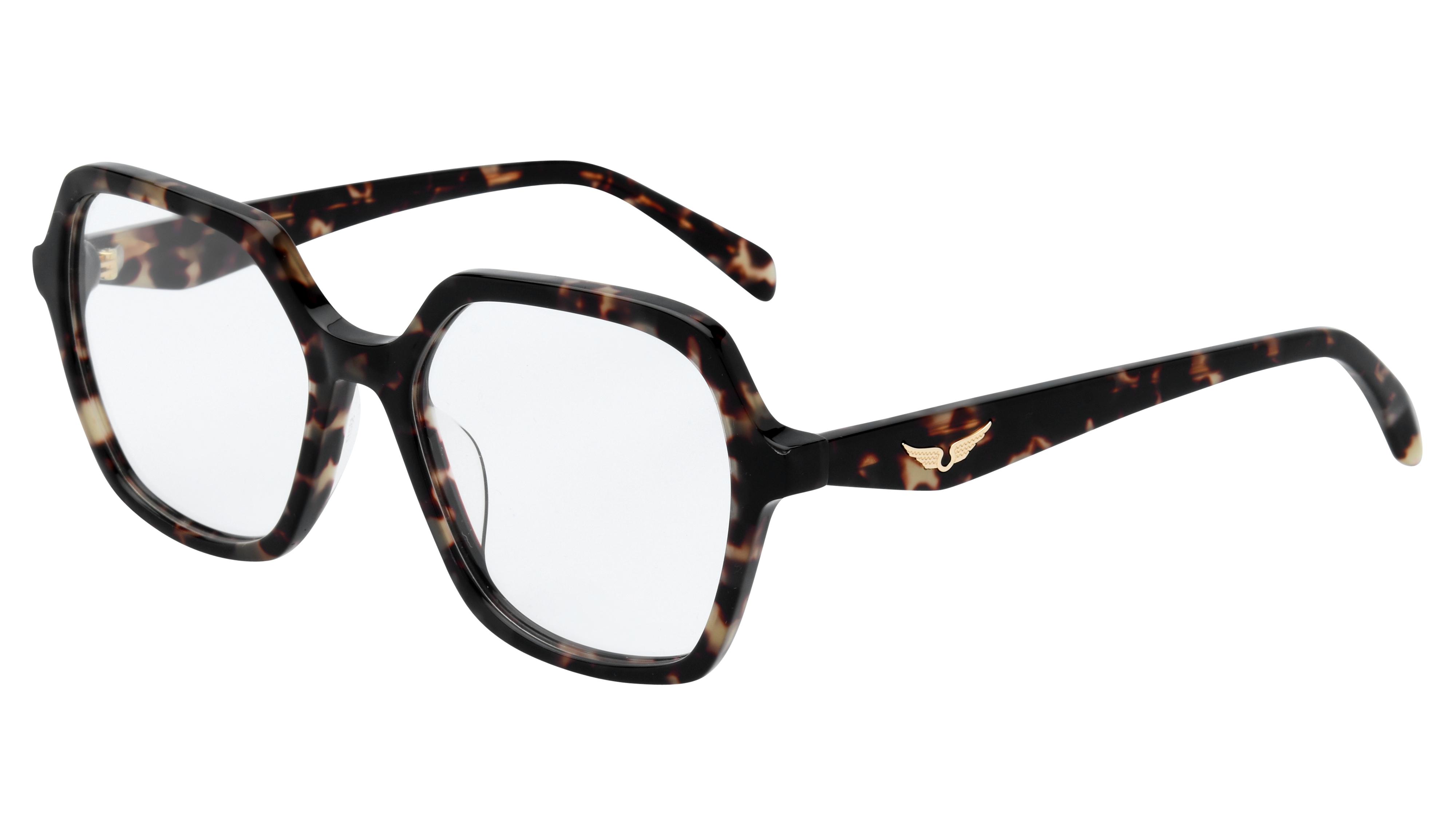 Lunettes de vue Zadig & Voltaire Femme Ecaille Carré Vzv392 Trois-Quart