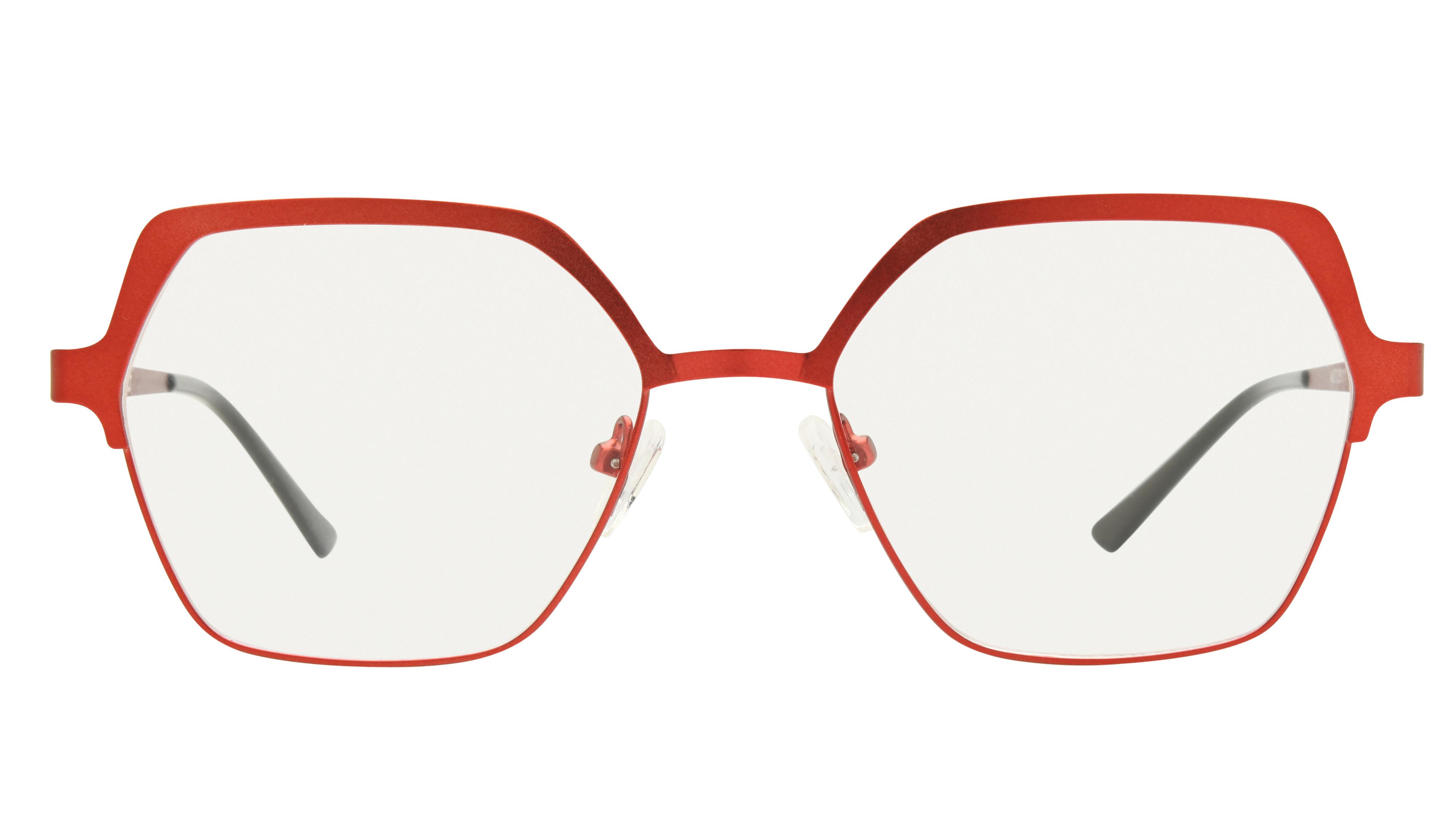 Lunettes de vue Alternance Femme Rouge Carré alt25111 Face