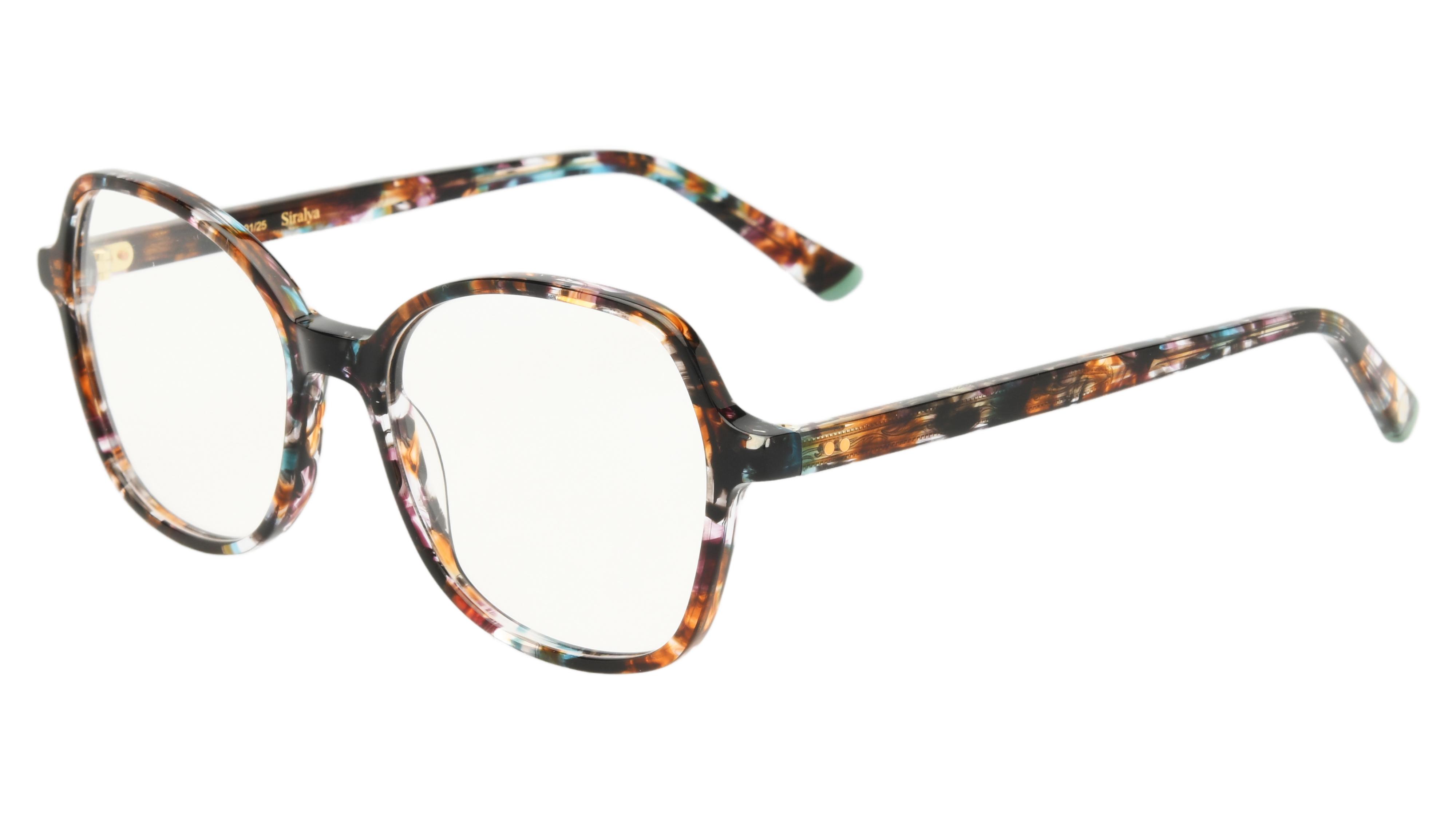 Lunettes de vue Siralya Femme Ecaille Papillon Sir2501 Trois-Quart