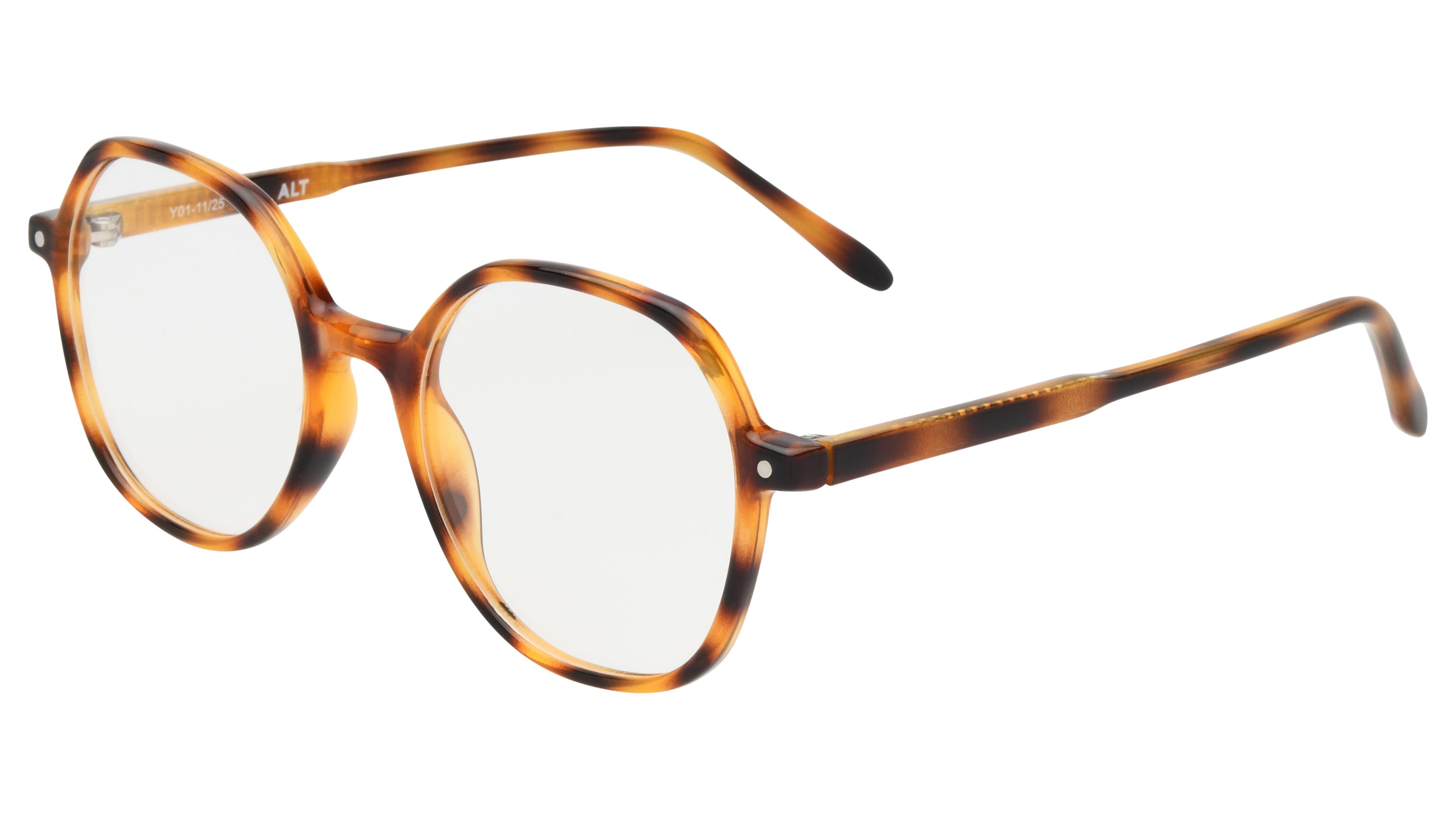 Lunettes de vue Alternance Femme Ecaille Tonneau alt26111 Trois-Quart