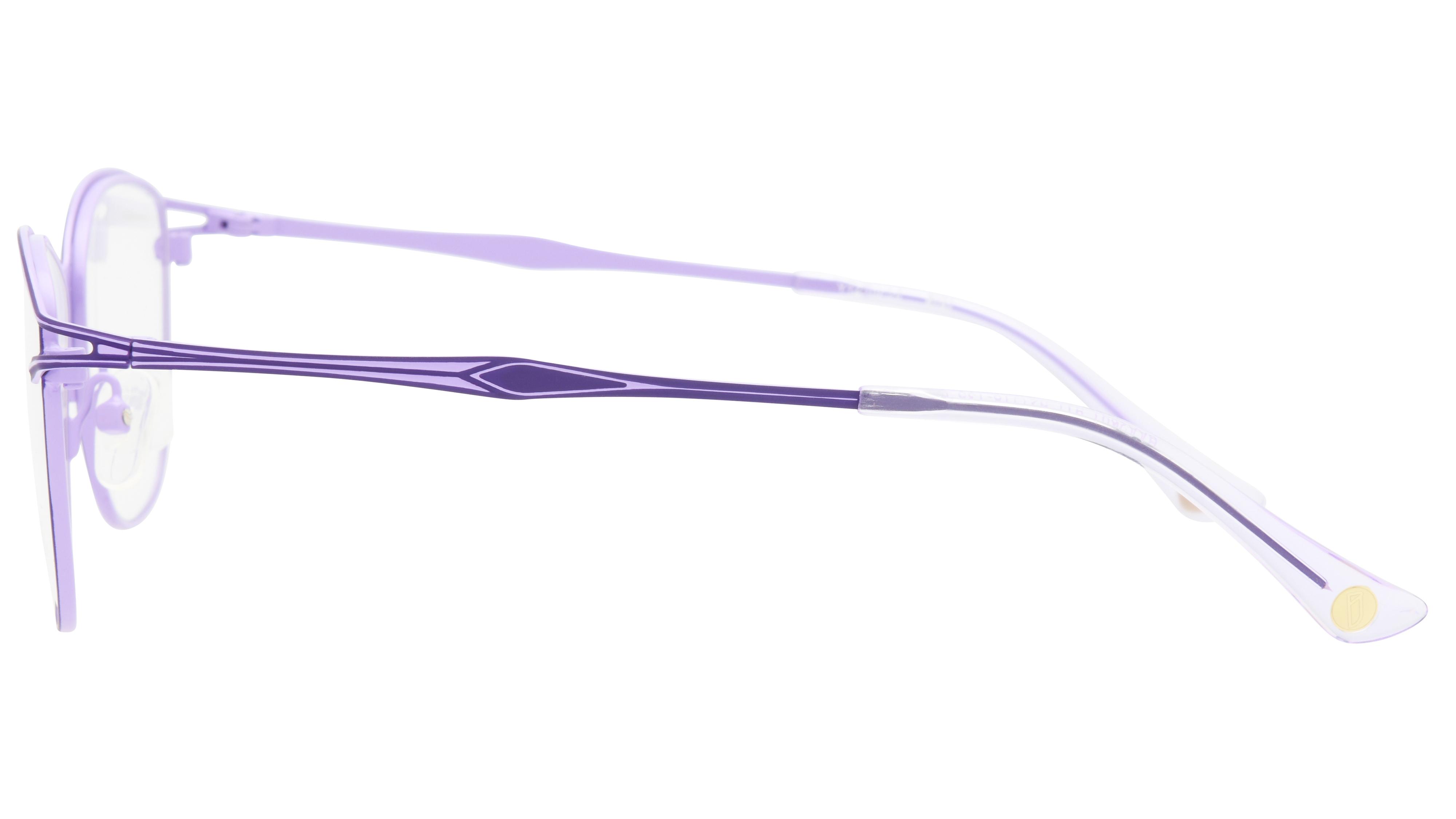 Lunettes de vue Baïa Femme Violet Papillon Baa2601 Gauche