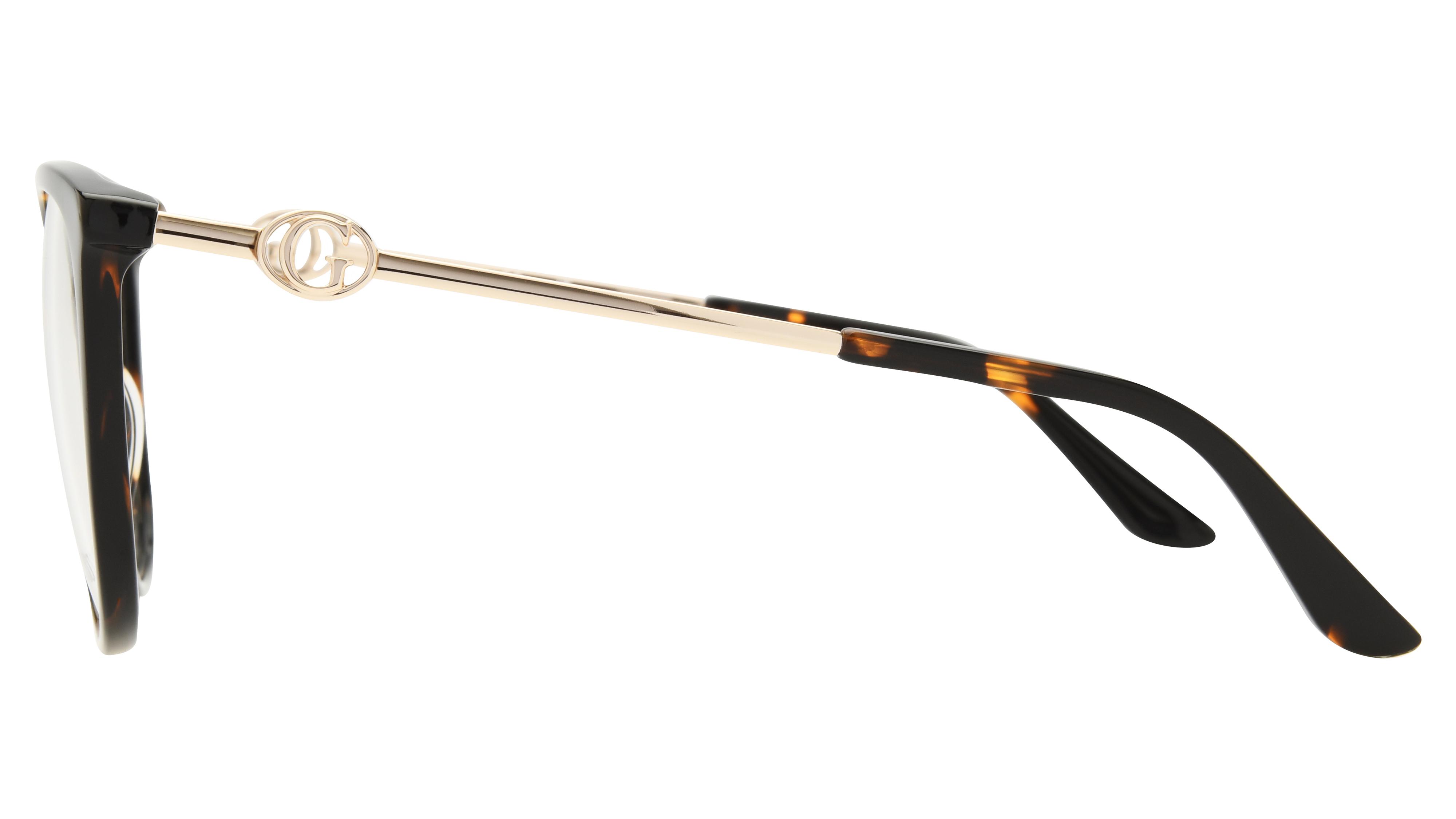 Lunettes de vue Guess Femme Ecaille Pantos GU50350 Gauche