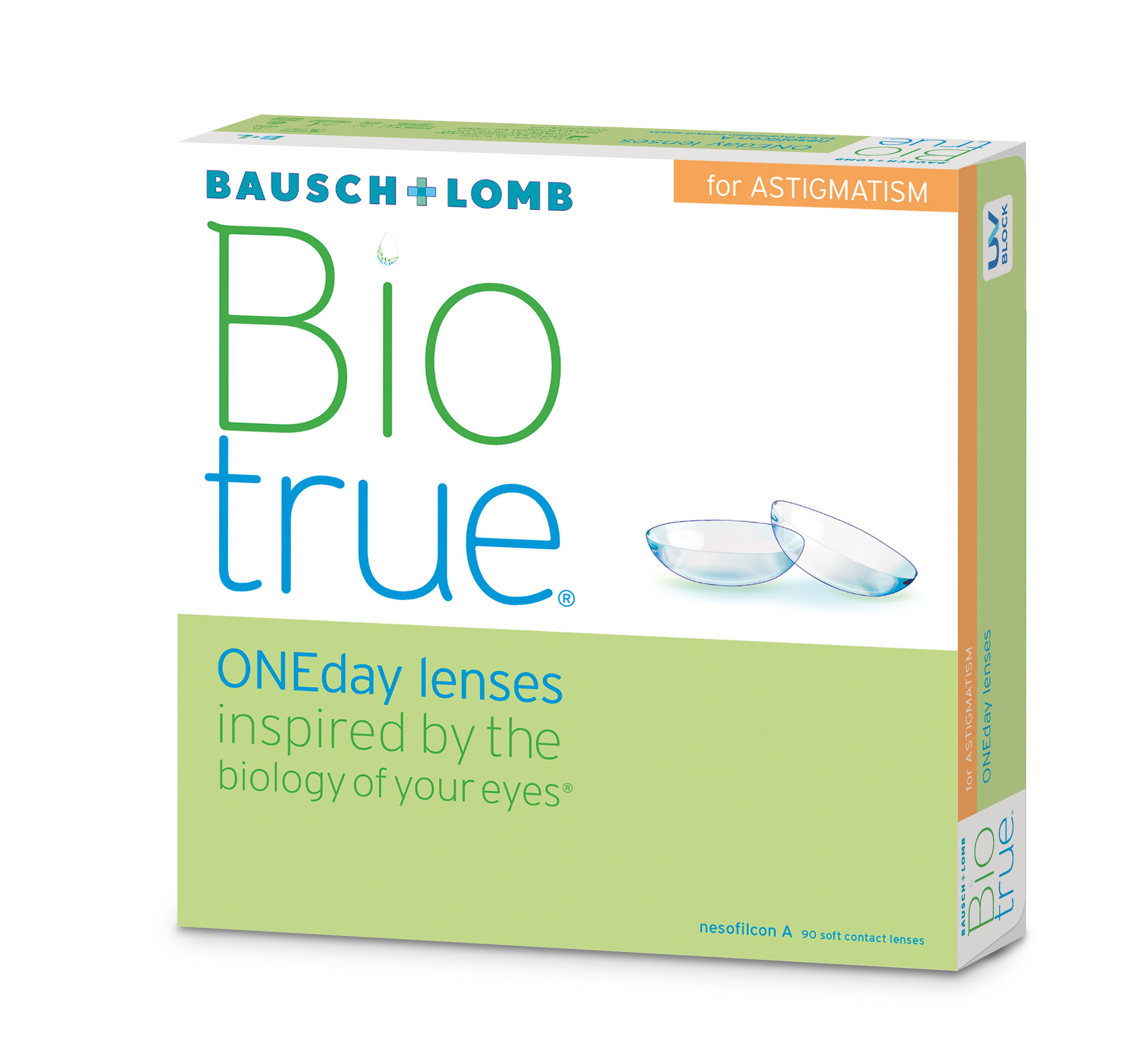 Lentilles de contact Biotrue One Day for Astigmatism Boîte de 90