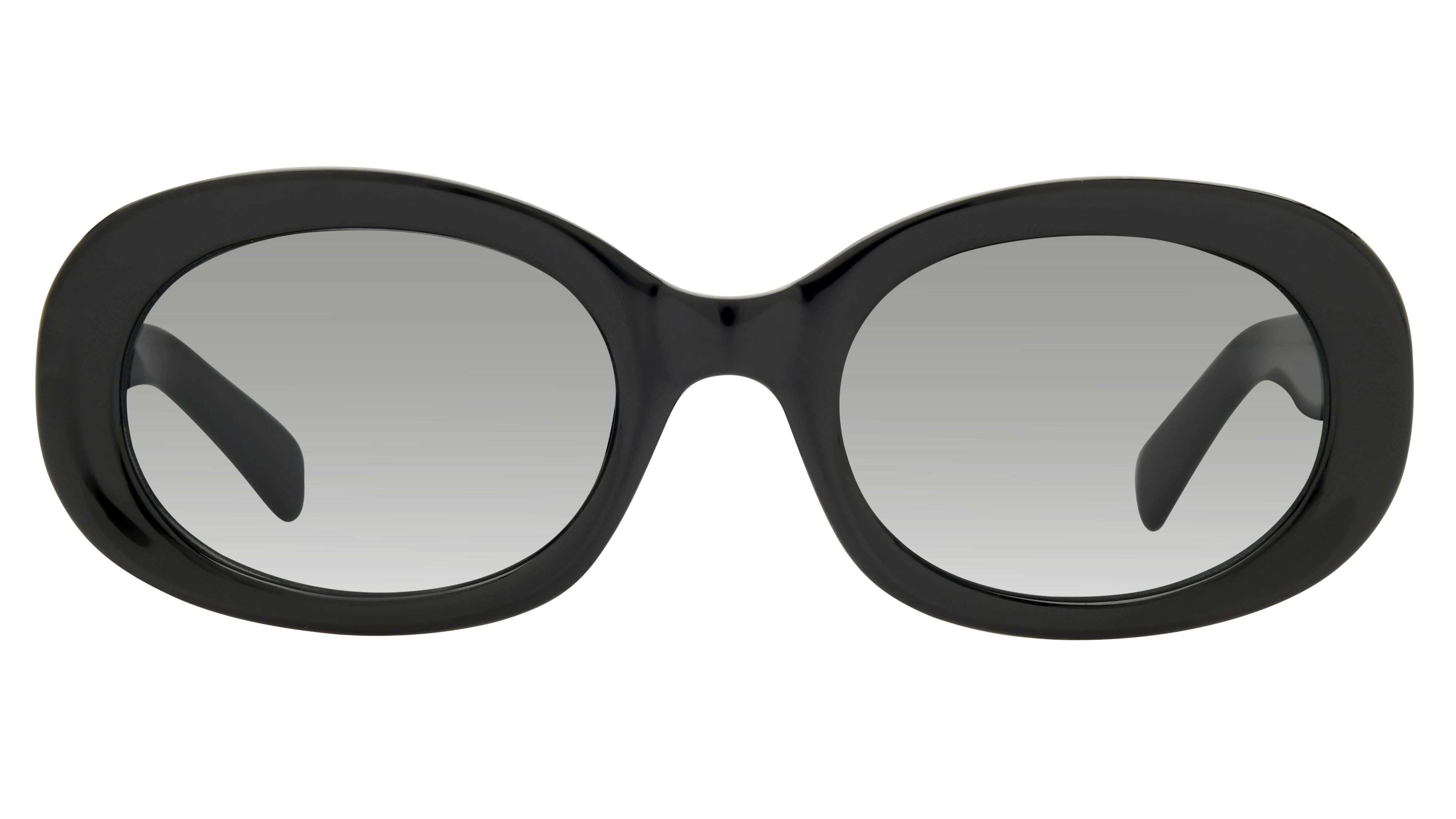Lunettes de soleil Alternance Femme Noir Ovale Alt24204 Face