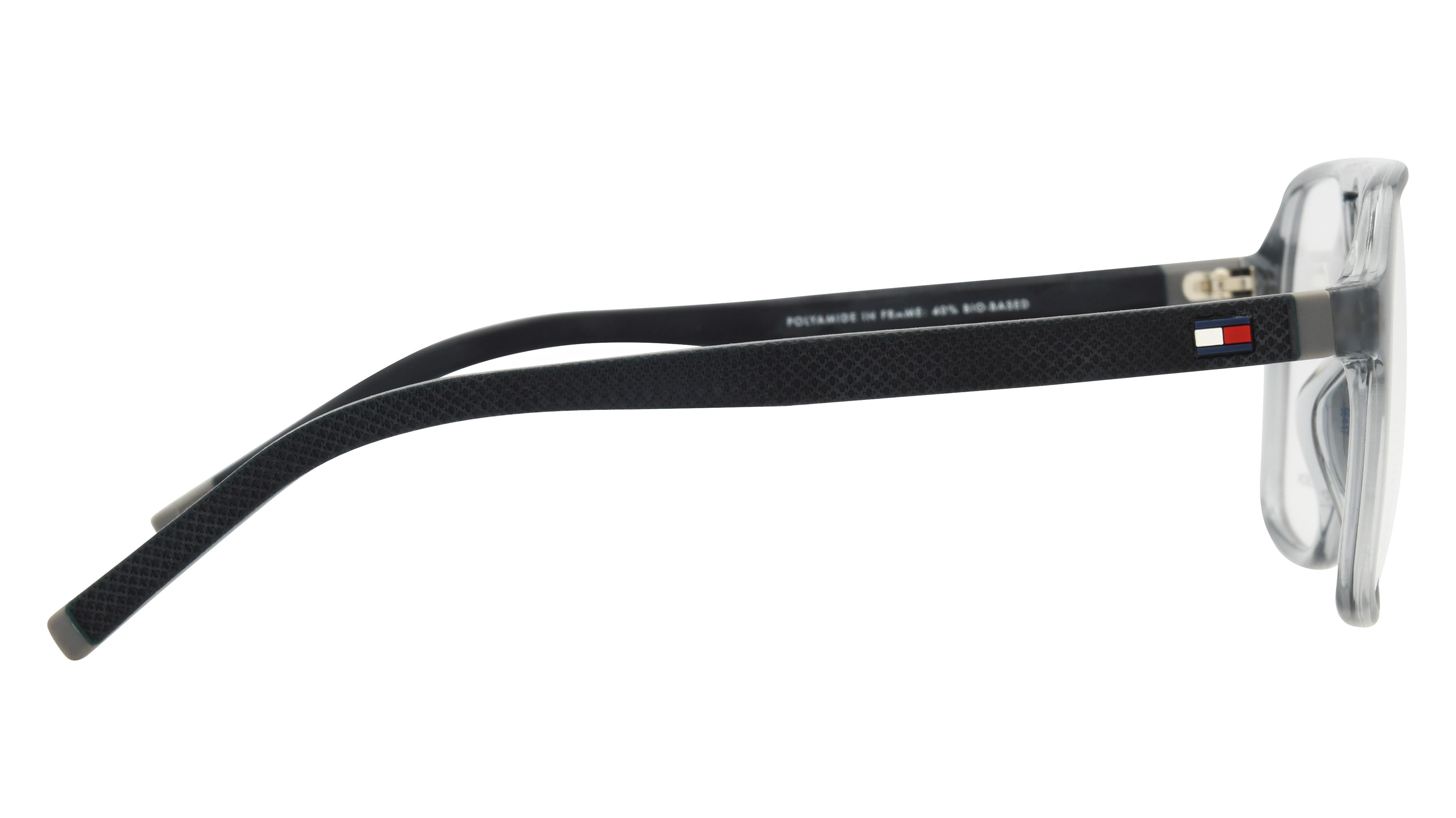 Lunettes de vue Tommy Hilfiger Homme Gris Aviateur Th2379 Droite