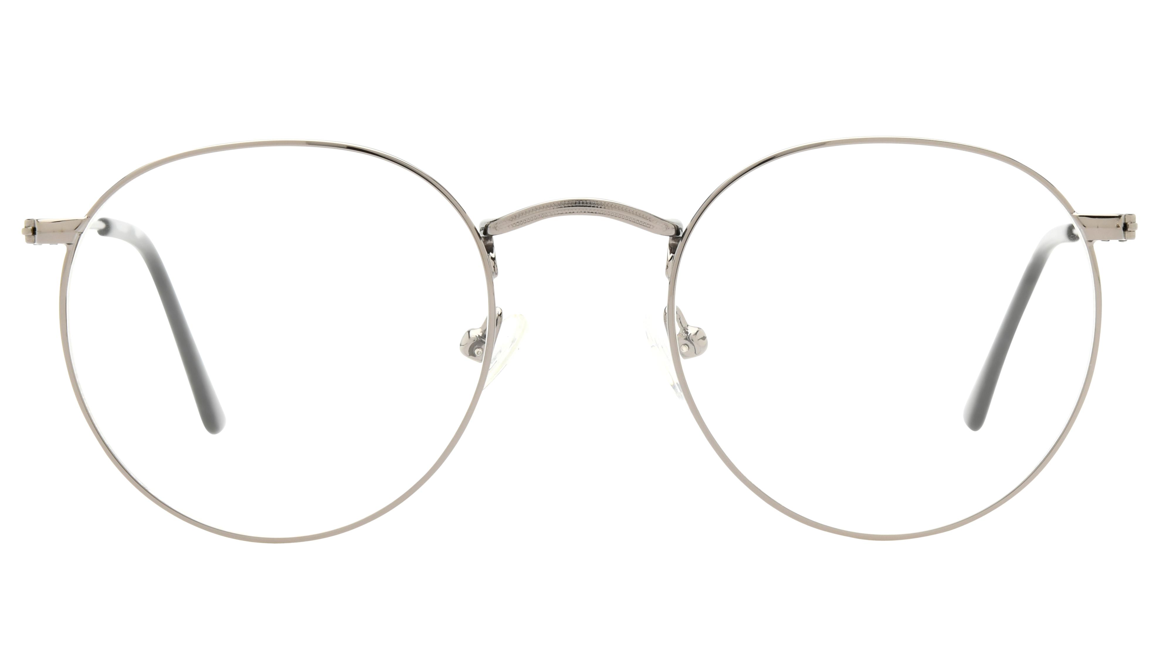Lunettes de vue Alternance Mixte Gris Ronde Alt24103 Face