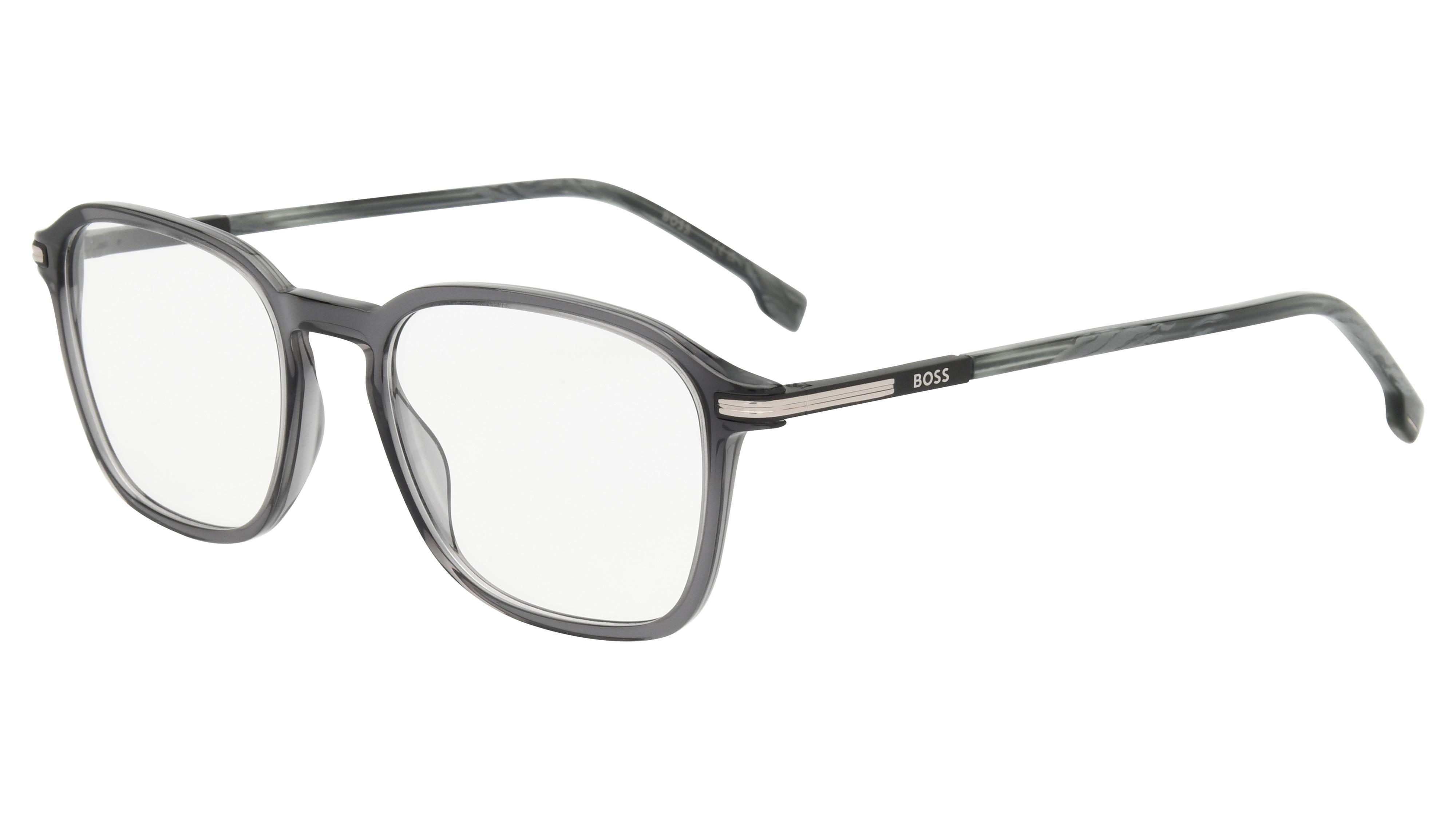 Lunettes de vue Boss Homme Gris Carré Boss2010 Trois-Quart