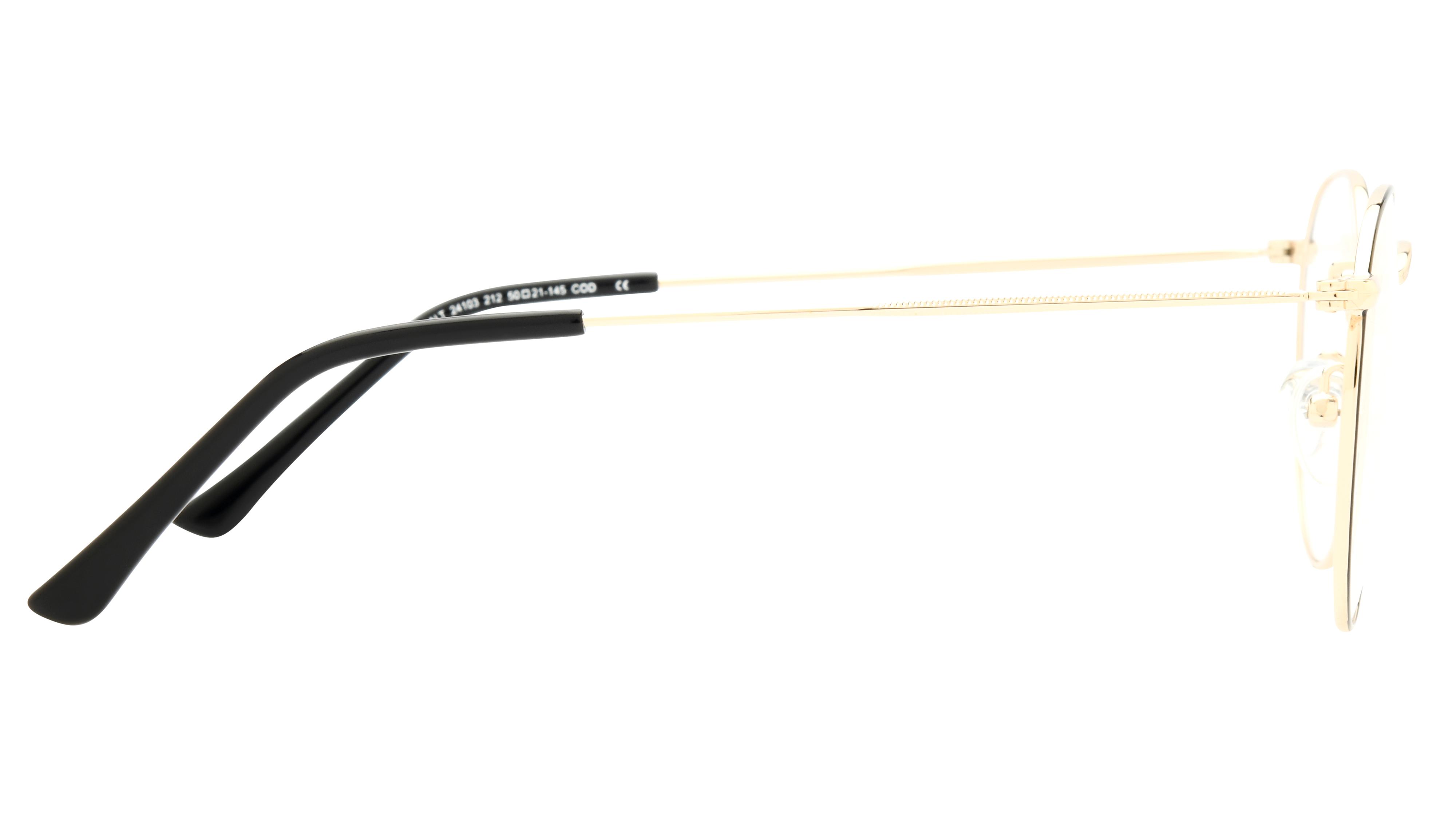 Lunettes de vue Alternance Mixte Or Ronde Alt24103 Droite