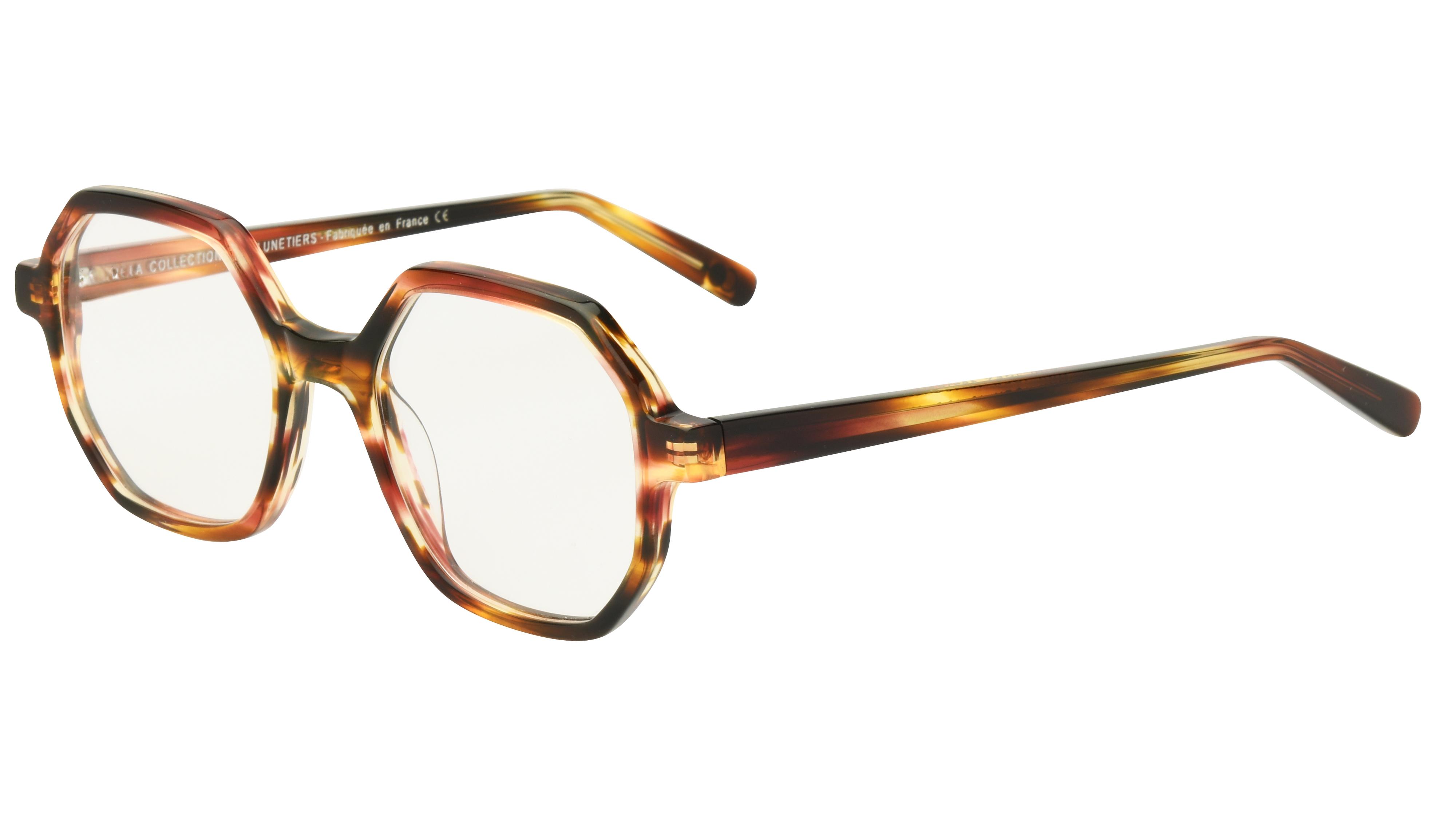 Lunettes de vue La Collection des Lunetiers Enfant Ecaille Angulaire MINI Trois-Quart