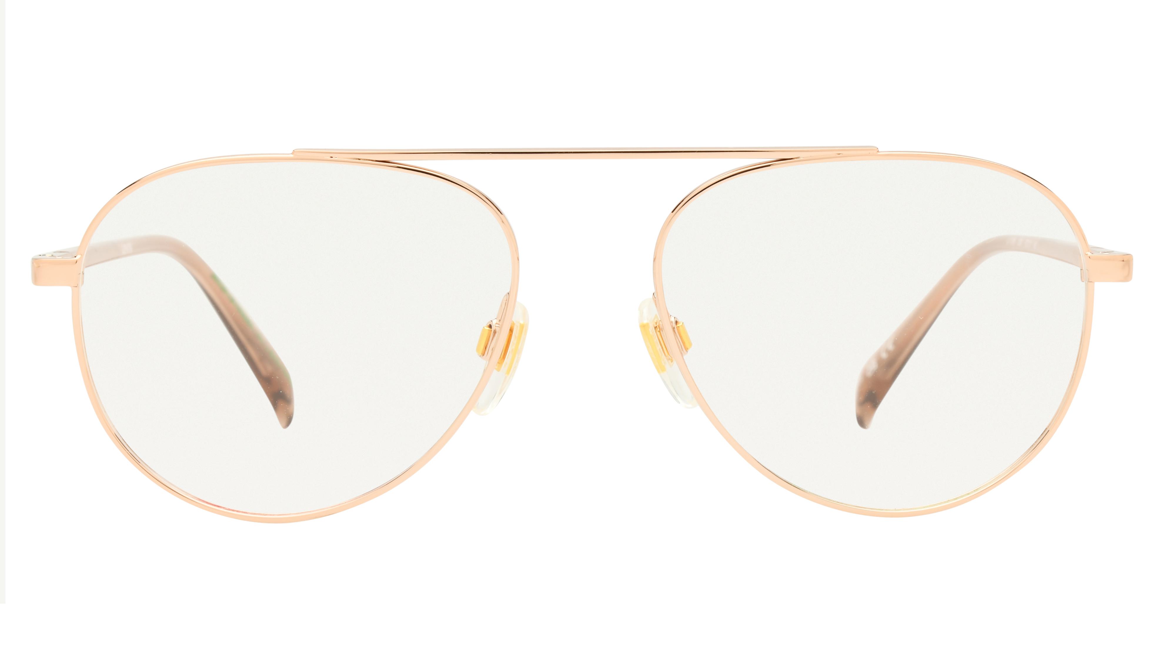 Lunettes de vue Levi's Femme Or Aviateur lv1099 Face
