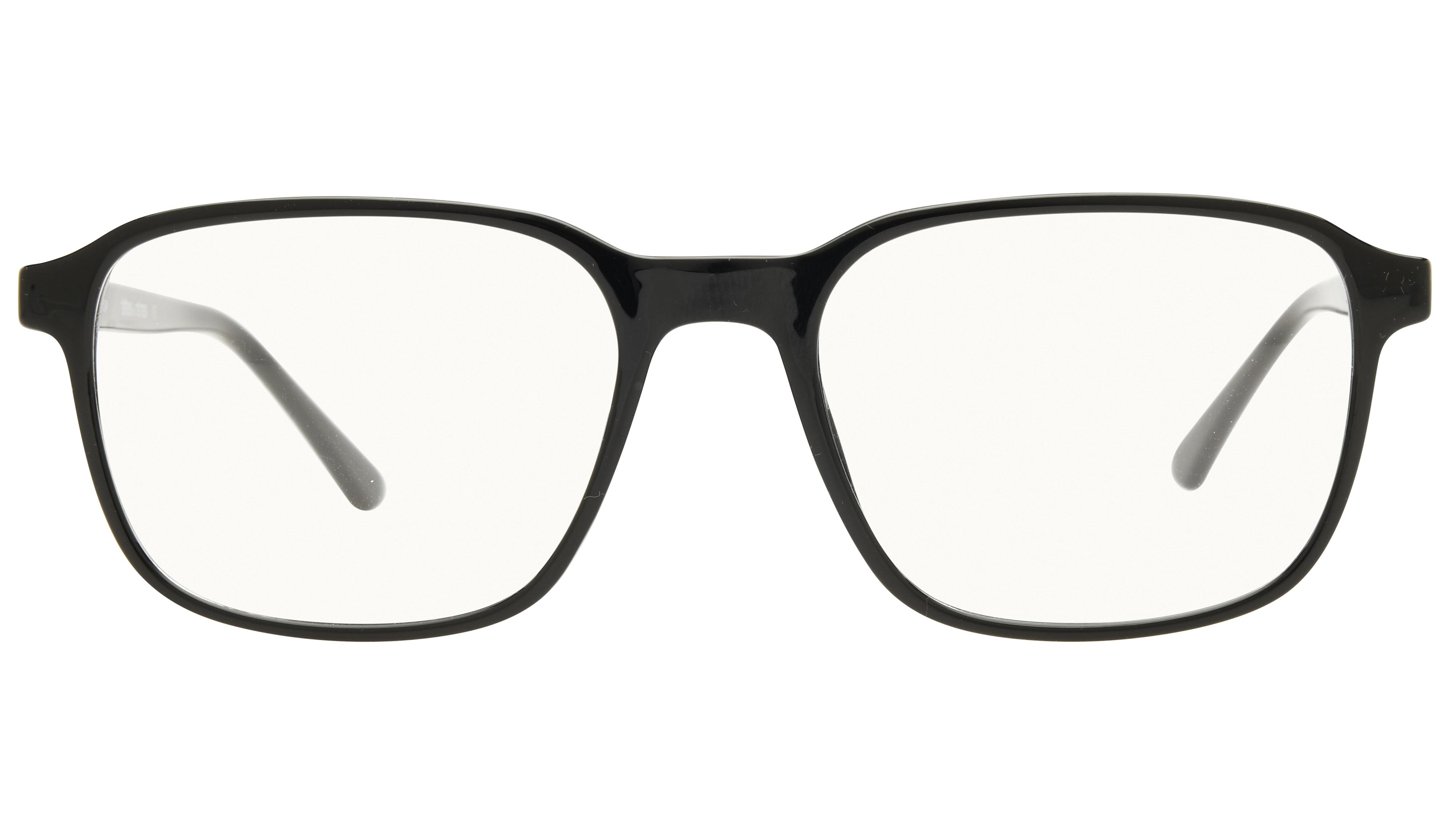 Lunettes de vue têtes à TETES Homme Noir Rectangle Tat2501 Face