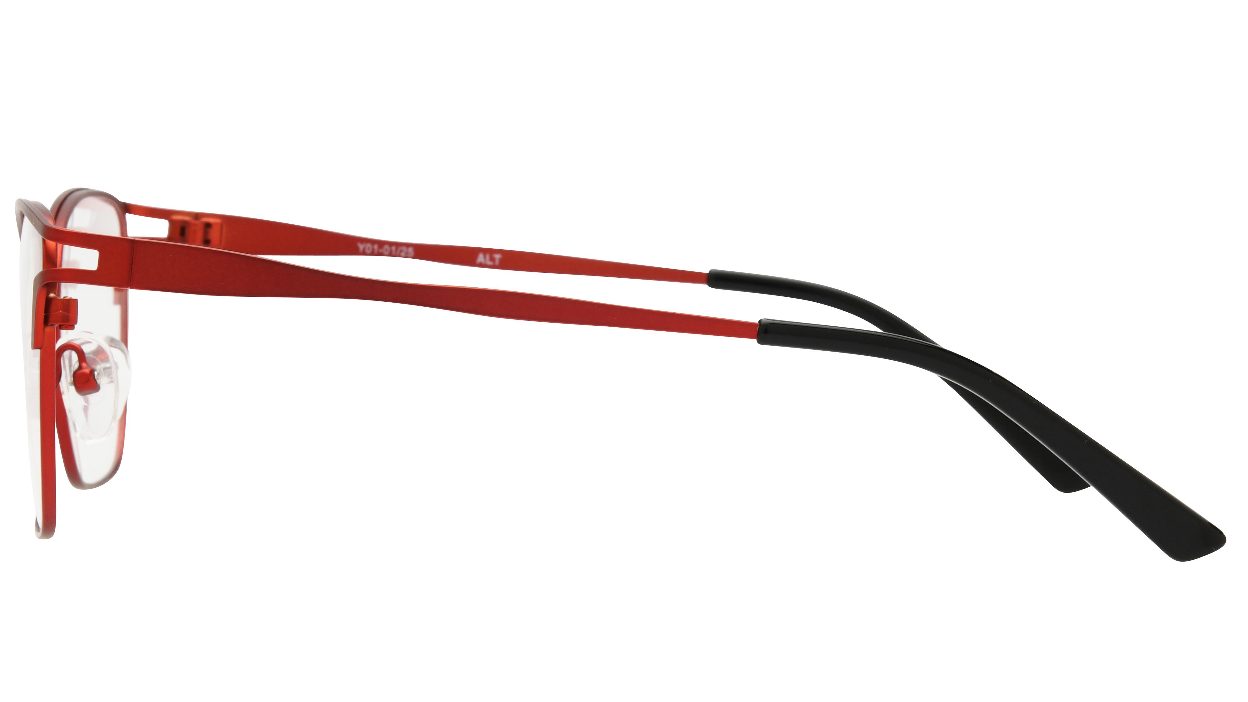Lunettes de vue Alternance Femme Rouge Papillon alt25115 Gauche