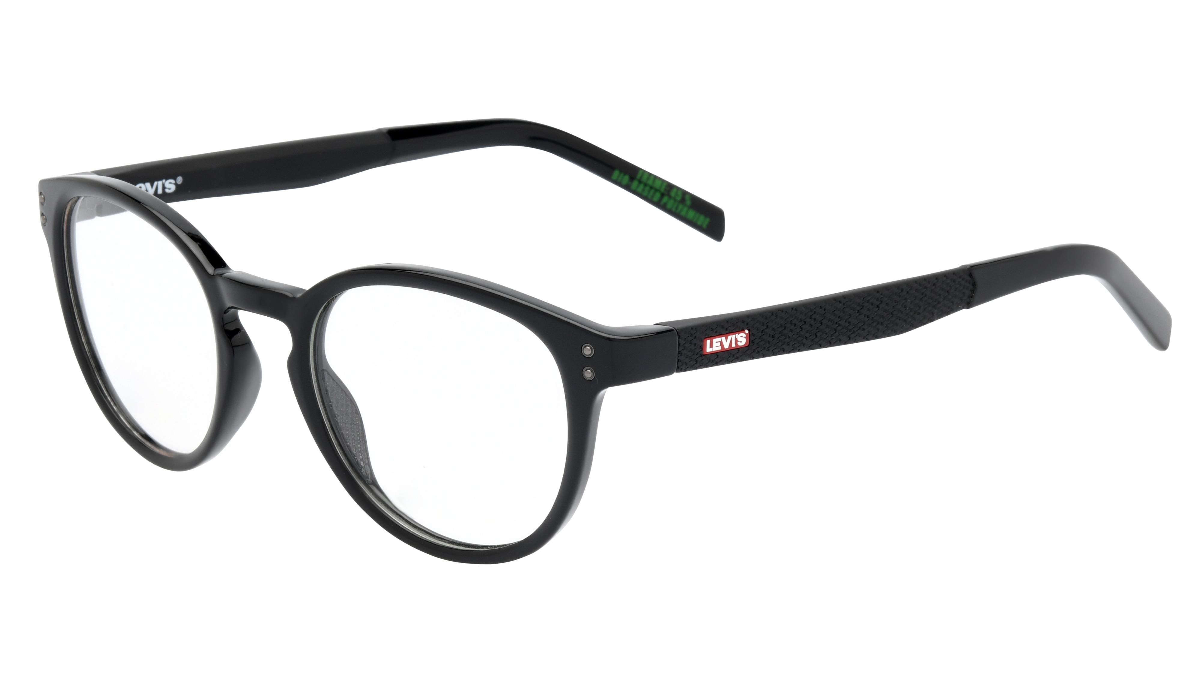 Lunettes de vue Levi's Homme Noir Pantos Lv5062 Trois-Quart