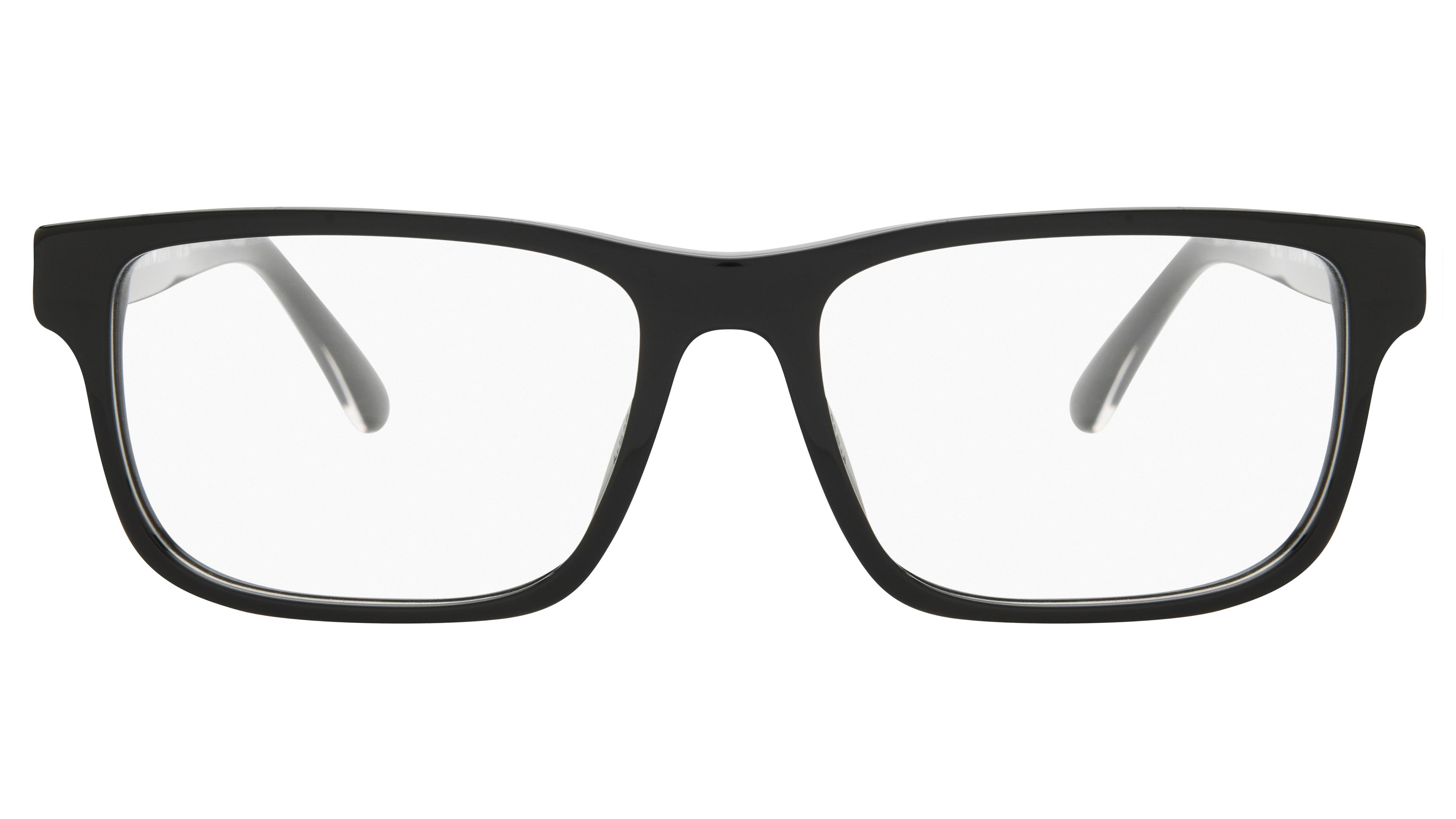 Lunettes de vue Emporio Armani Homme Noir Rectangle ea3265u Face