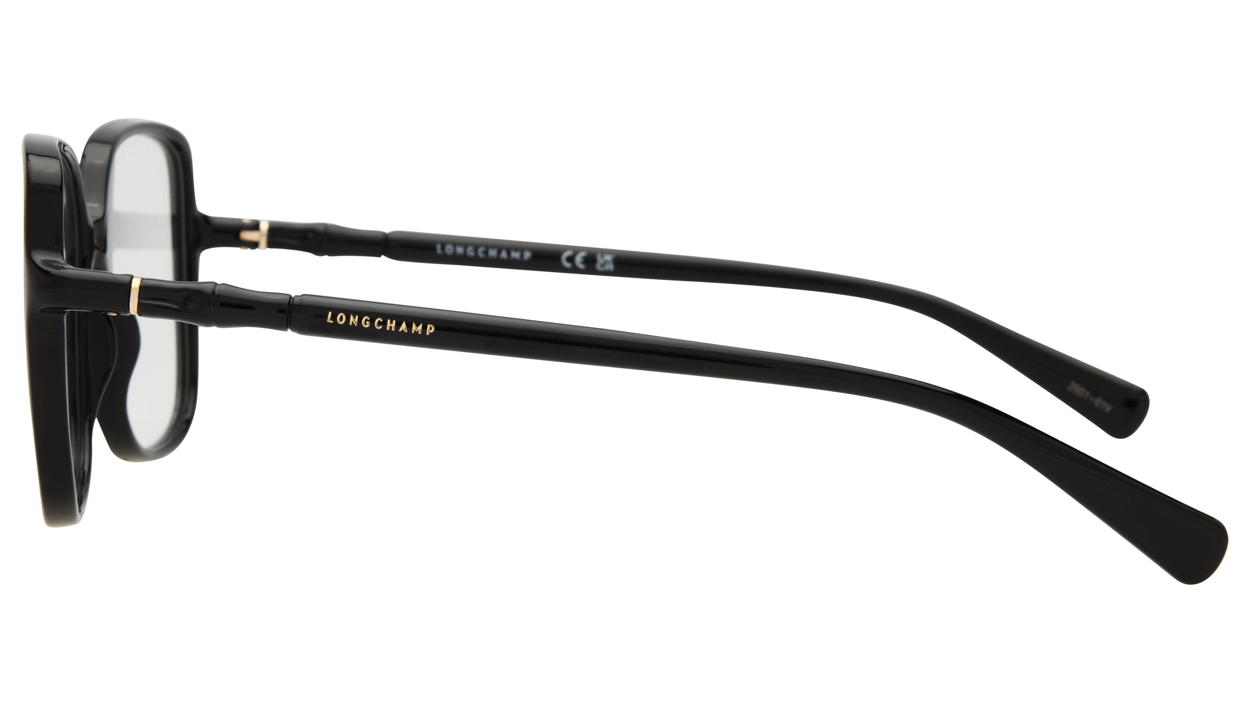 Lunettes de vue Longchamp Femme Noir Carré LO2802 Gauche