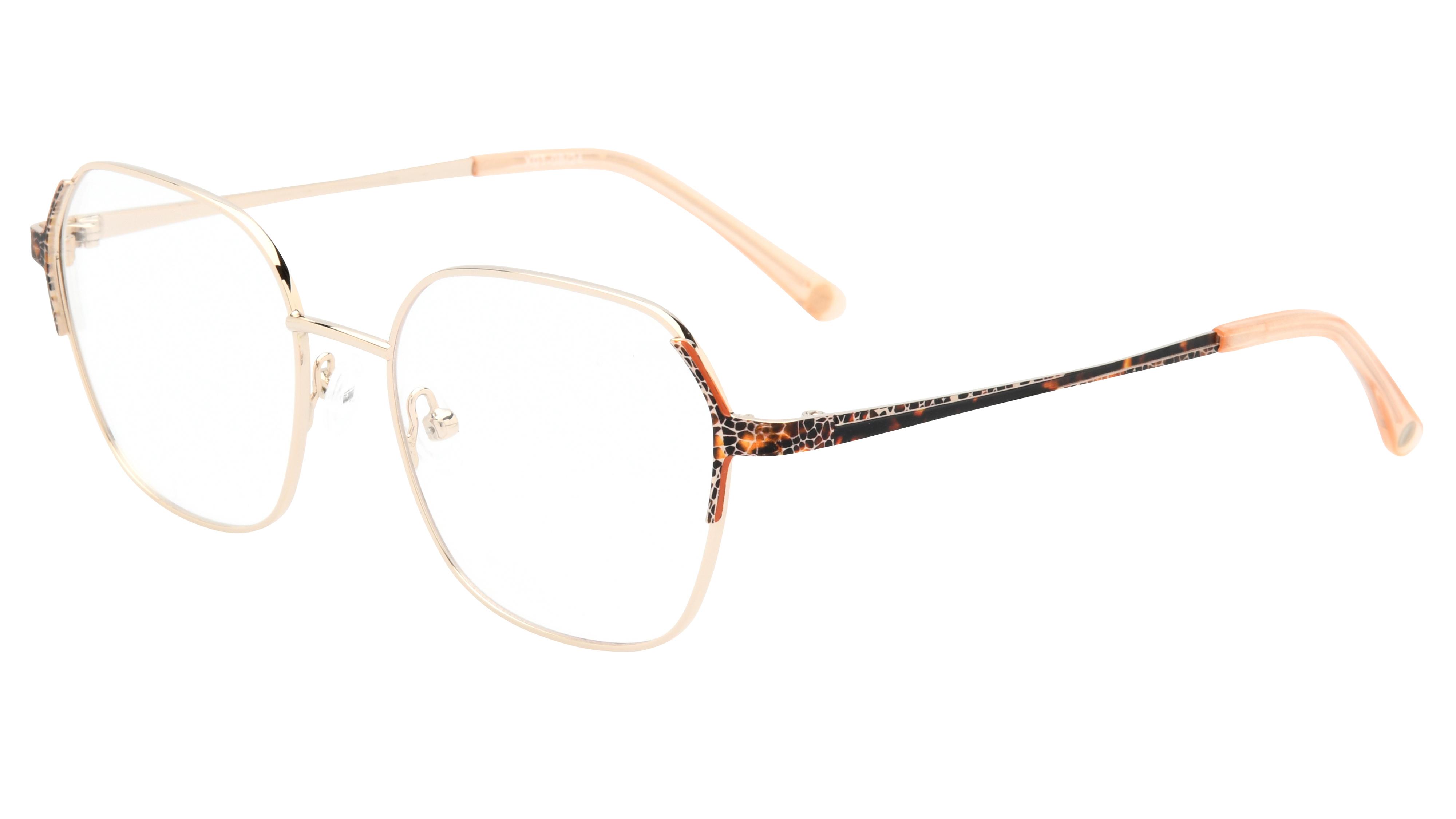 Lunettes de vue Baïa Femme Or Carré Baa2408 Trois-Quart