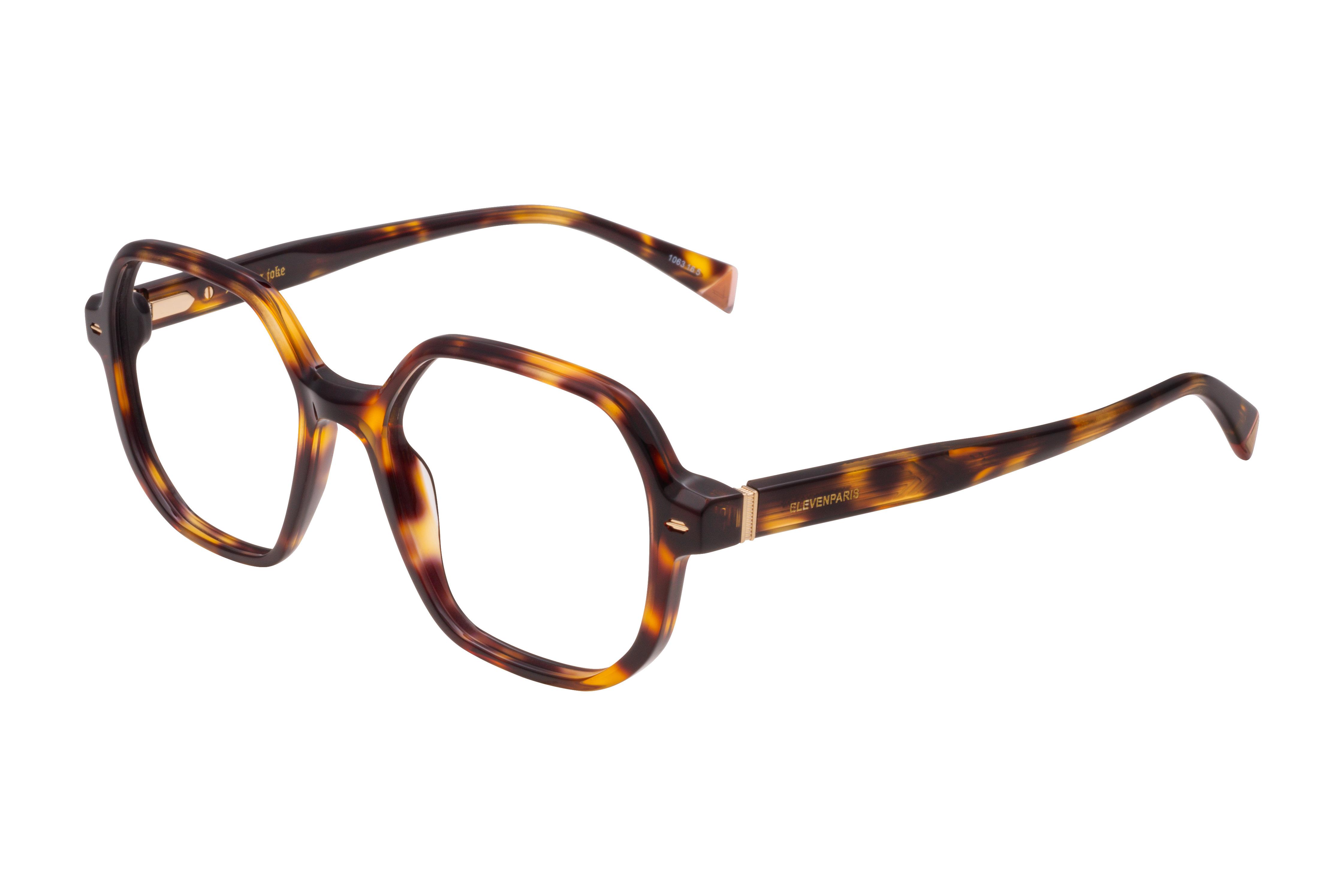 Lunettes de vue Eleven Paris  Ecaille Rond EPAA161D59 Gauche