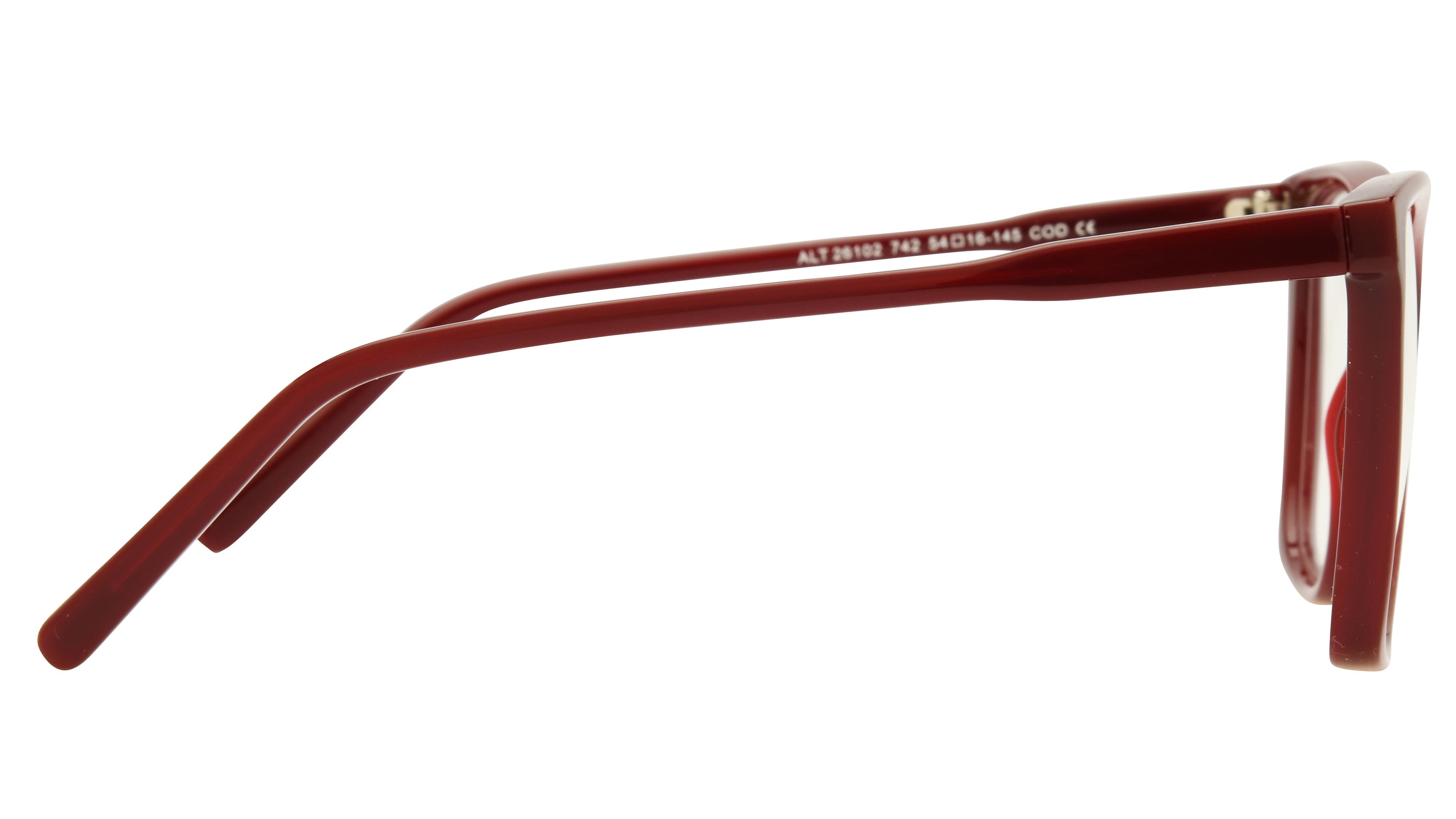 Lunettes de vue Alternance Femme Rouge Papillon alt26102 Droite