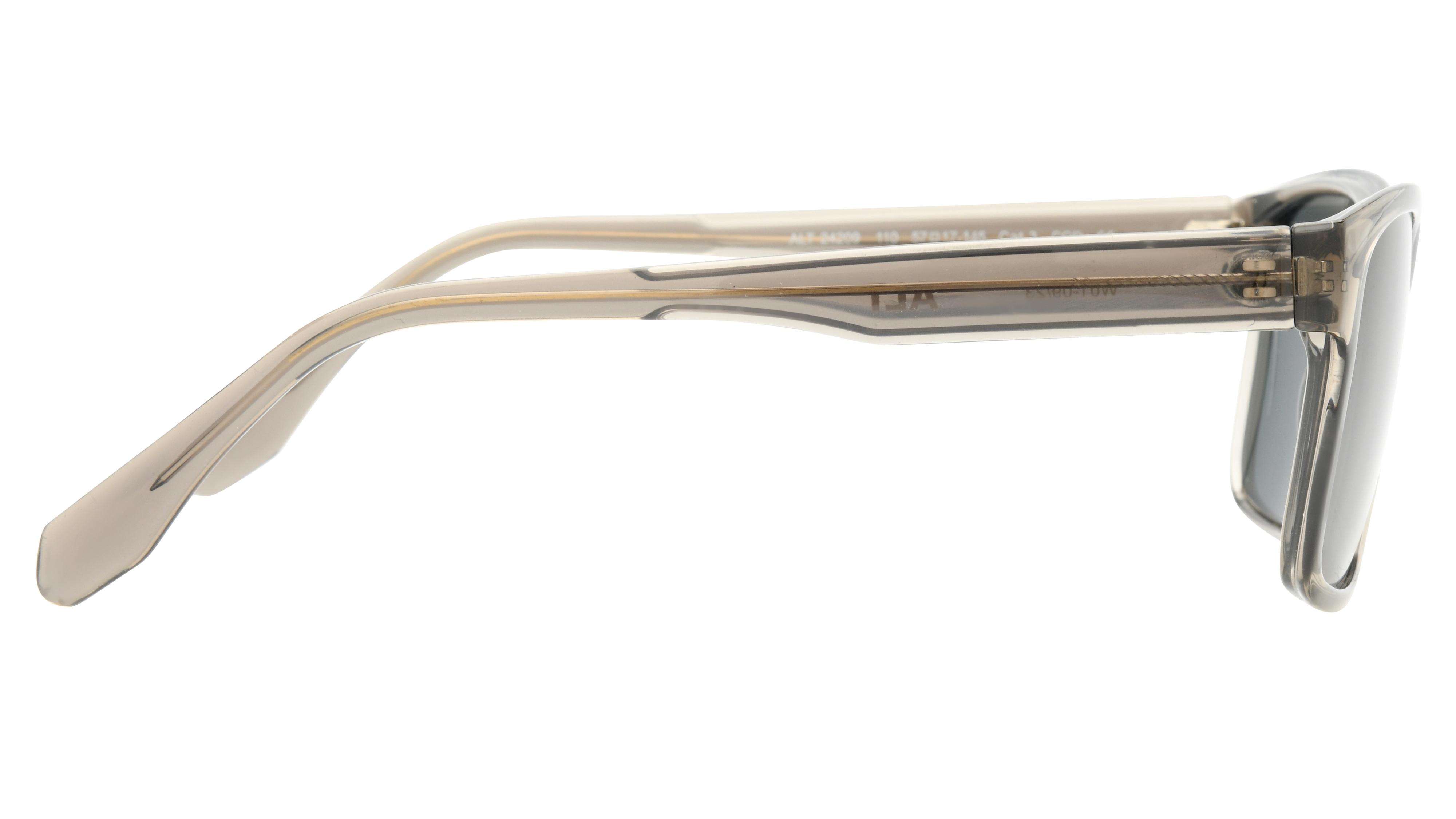 Lunettes de soleil Alternance Homme Gris Rectangle Alt24209 Droite