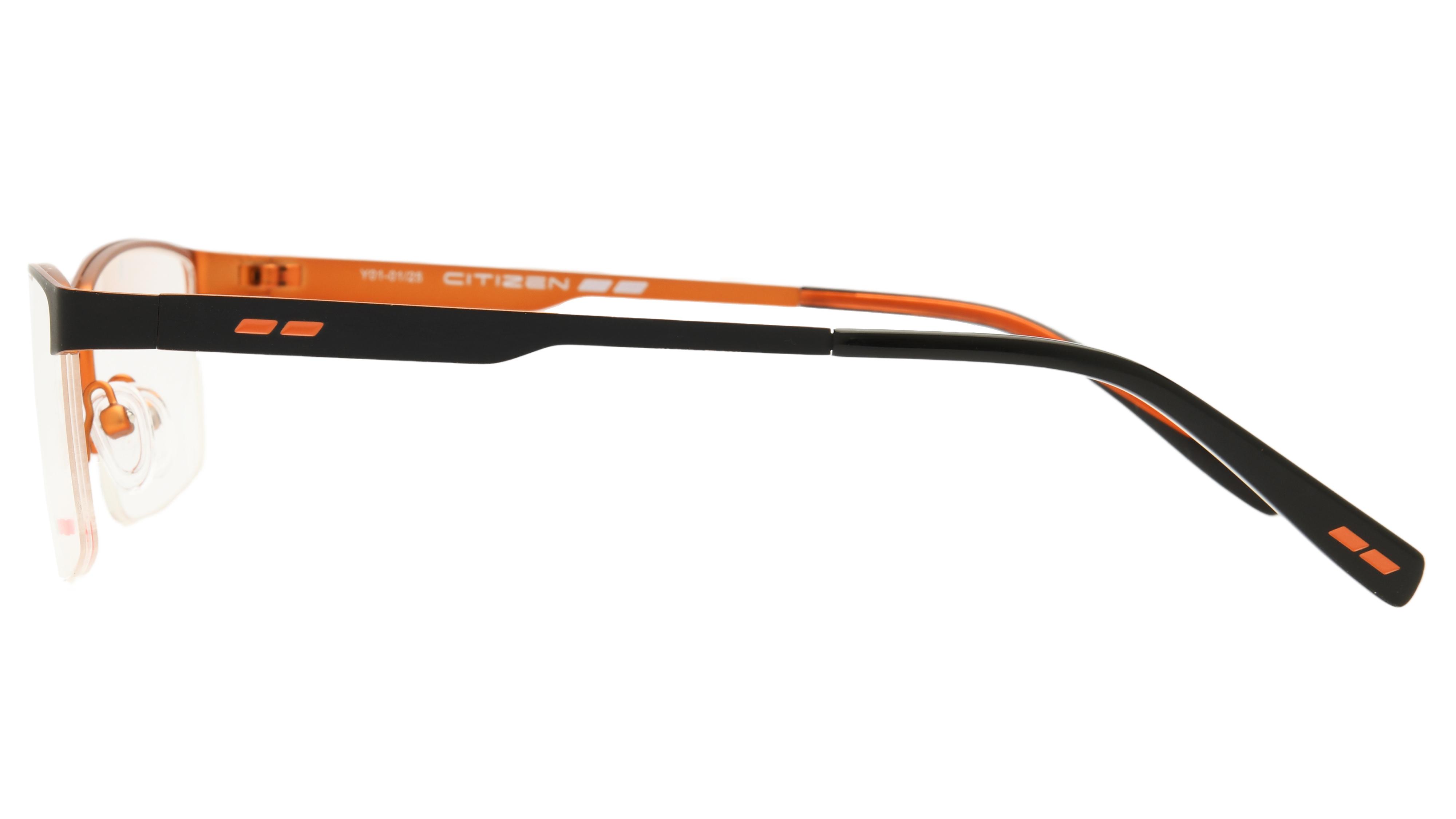 Lunettes de vue Citizen Homme Noir Rectangle ctz2501 Gauche