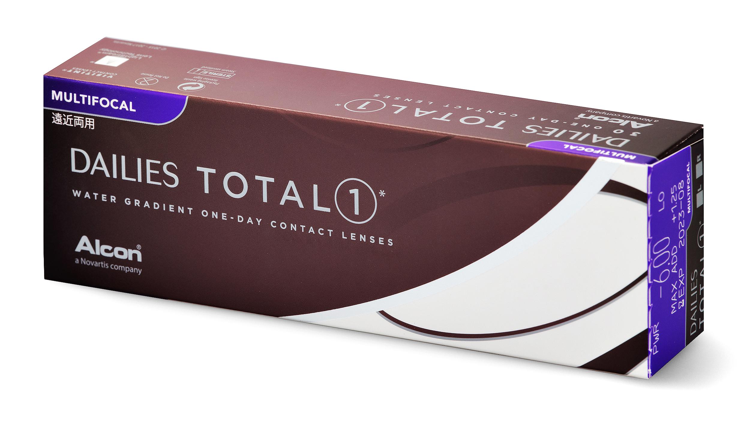 Lentille Dailies Dailies Total 1 Multifocal High Le Collectif des Lunetiers